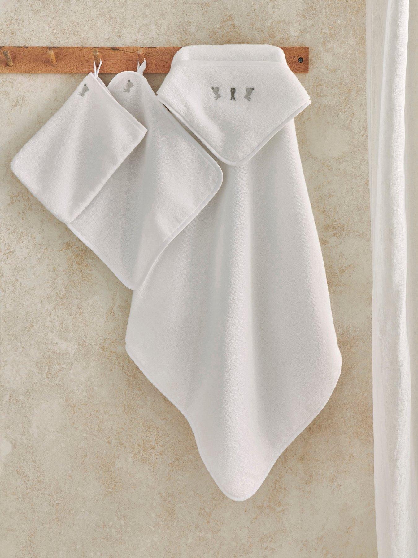 Image 1 of 4 of Mamas & Papas Bunny 3 Piece Towelling Set
