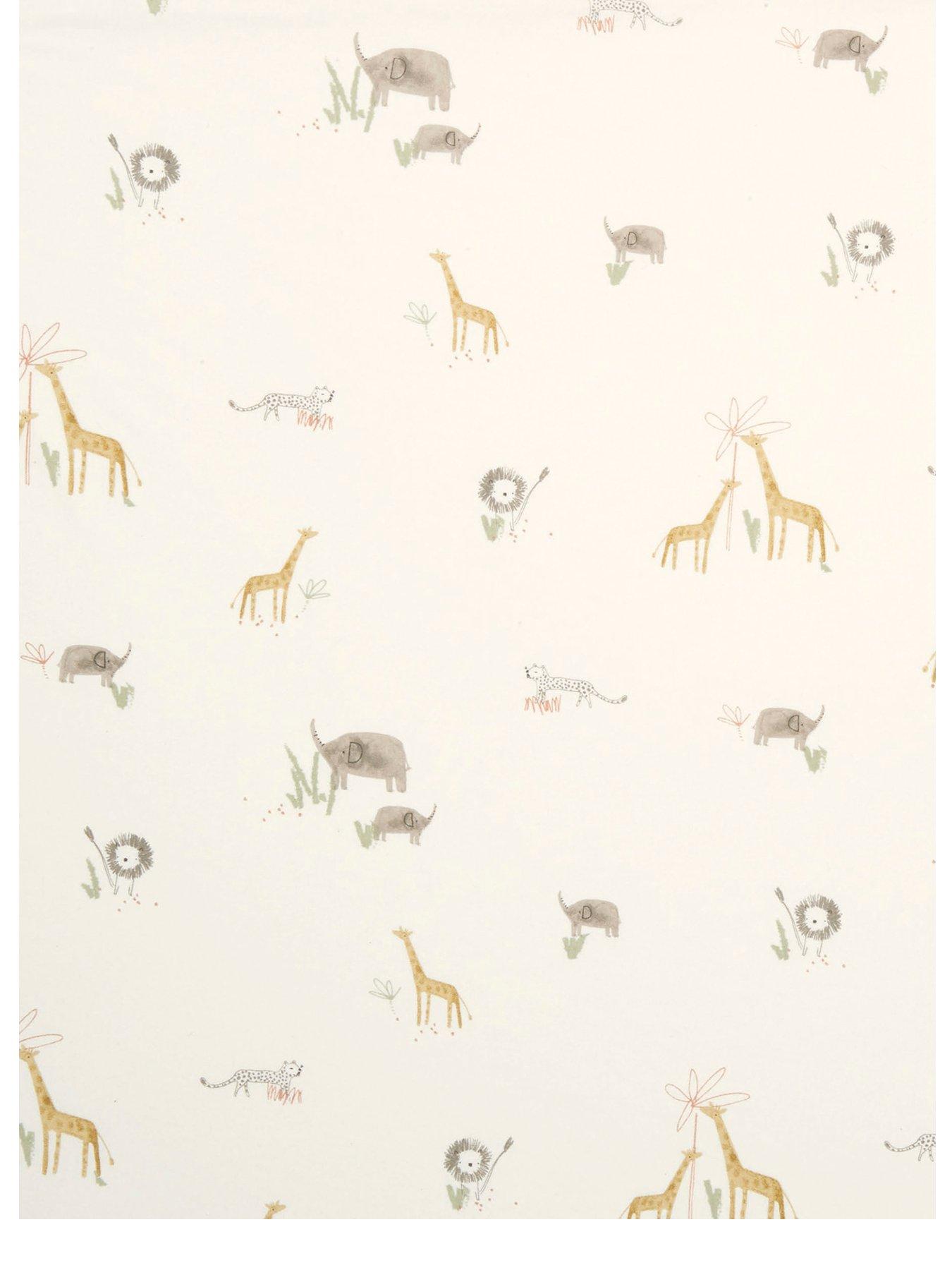 Image 2 of 3 of Mamas & Papas 2 Cot Bed Fitted Sheets - Jungle