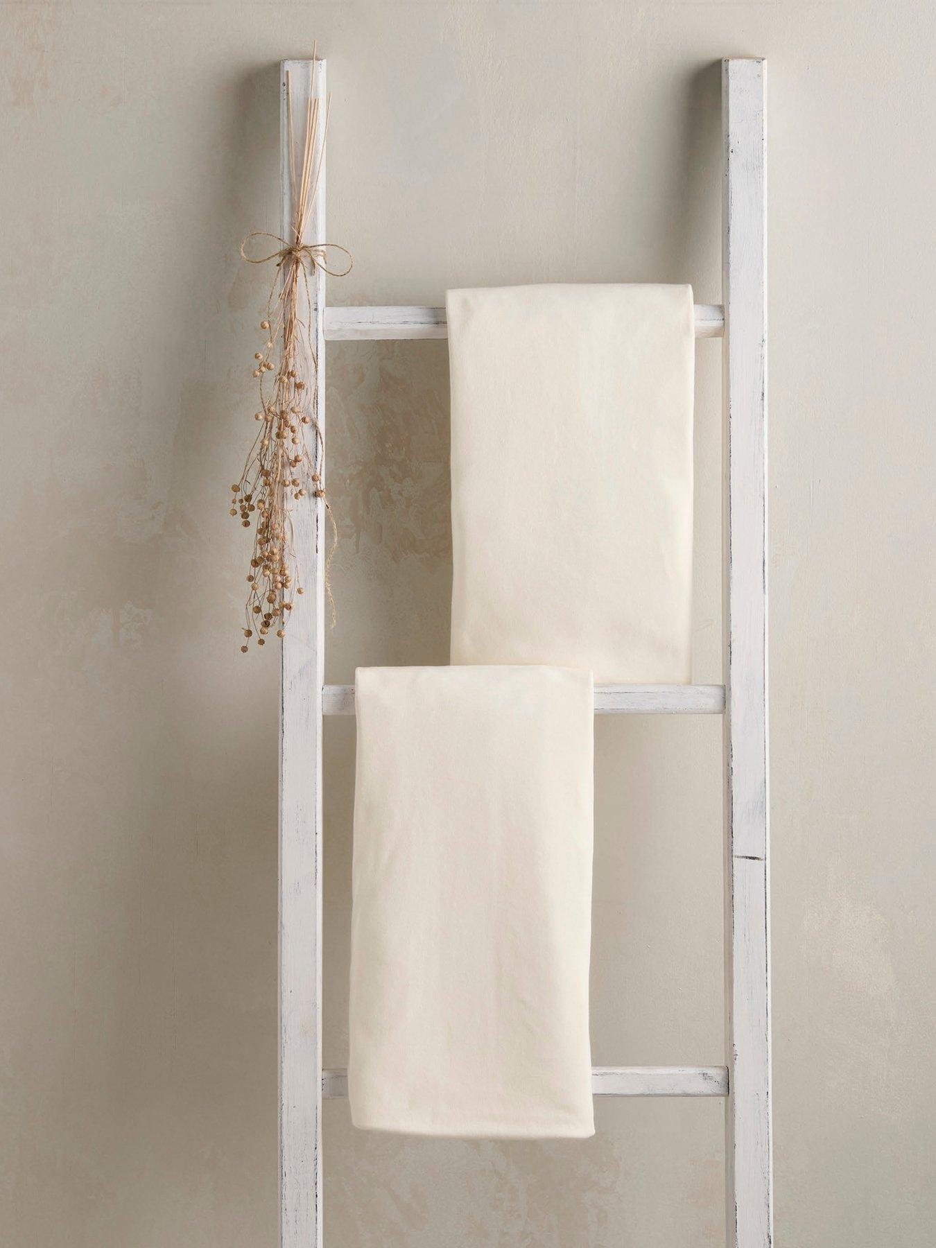Image 1 of 4 of Mamas & Papas 2 Cot Bed Fitted Sheets (70x142cm) - Cream