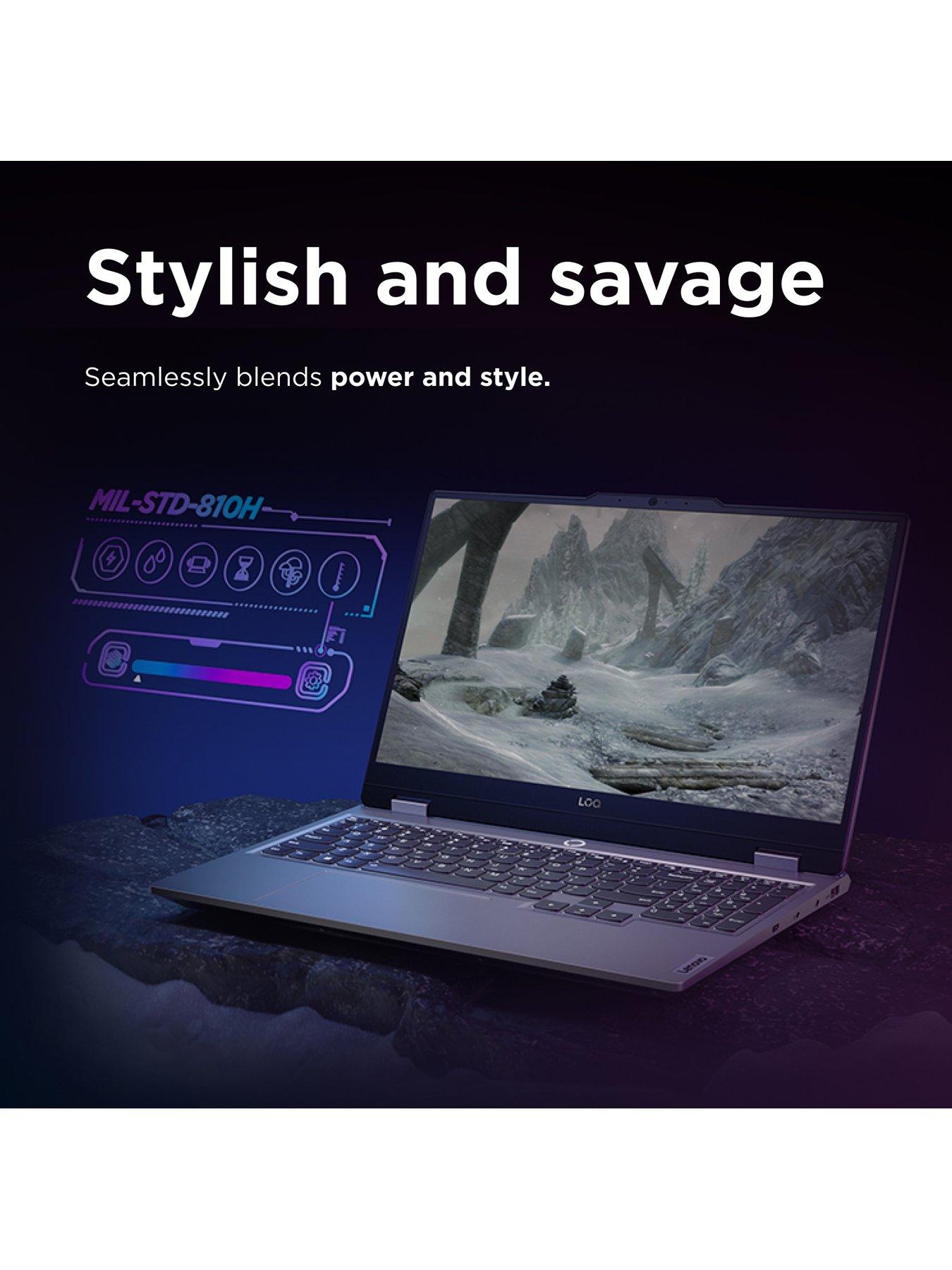 Image 6 of 7 of Lenovo LOQ 15IRX9 15.6in Gaming Laptop - GeForce RTX 3050, Intel Core i5, 16GB RAM, 512GB SSD, FHD IPS, 144Hz, Grey