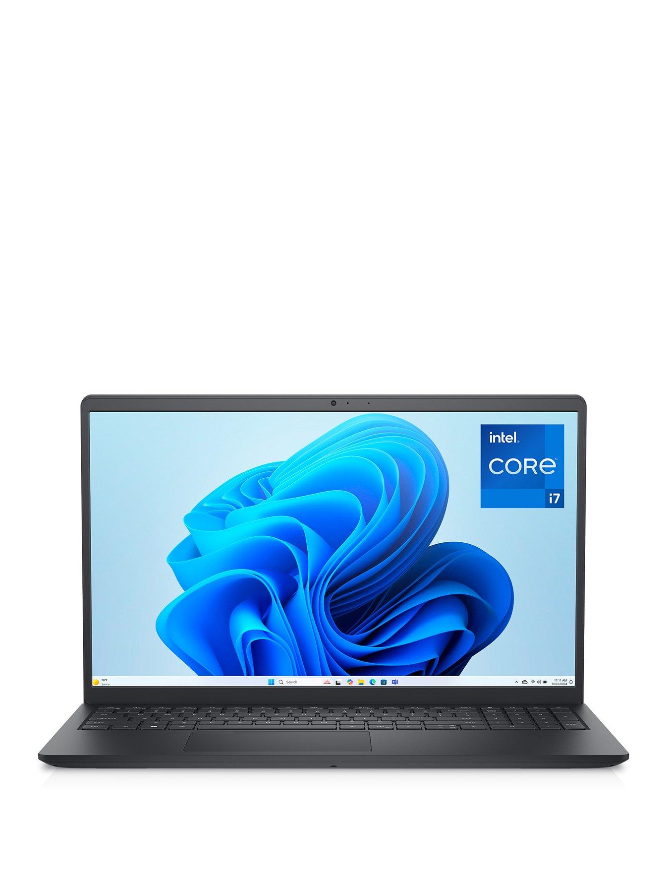 Dell 15 Laptop DC15250 - Intel Core i7, 16GB RAM, 512GB SSD, 15.6in FHD, Black - No Power Adaptor Included