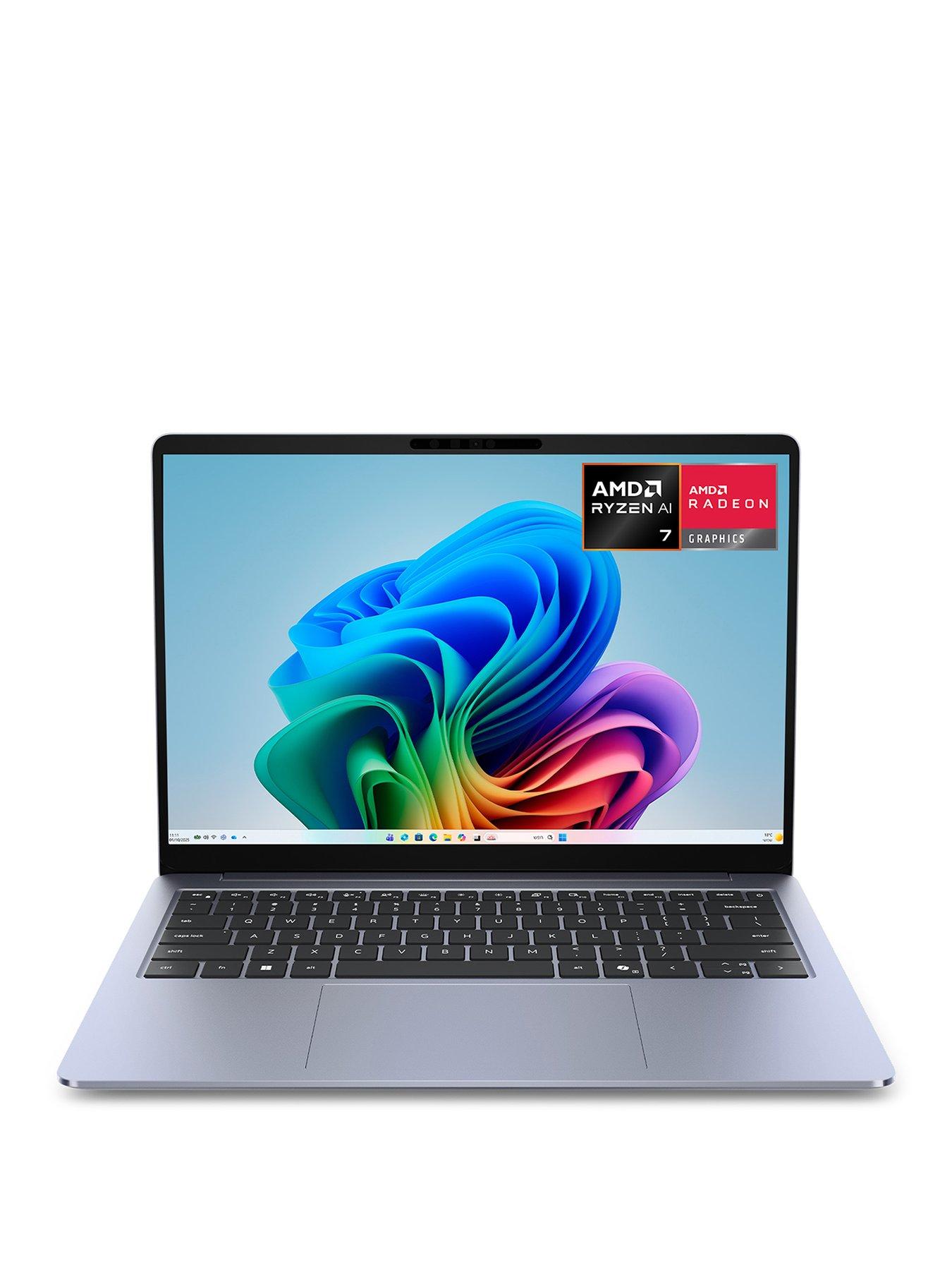 Dell 14S Laptop DS14265 - Copilot+ PC - AMD Ryzen AI 7, 16GB RAM, 512GB SSD, 14in FHD+, Blue - No Power Adaptor Included