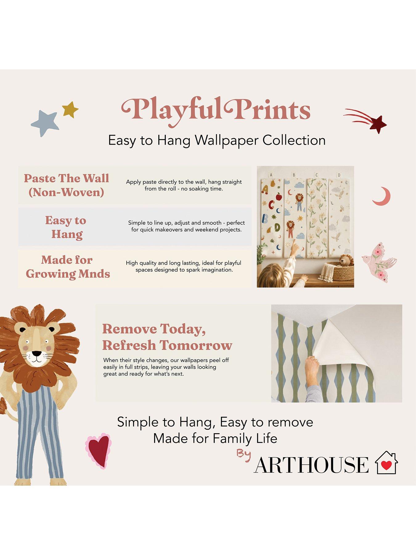 Image 4 of 4 of ARTHOUSE Pretty Meadow Natural &amp; Multicolour Wallpaper