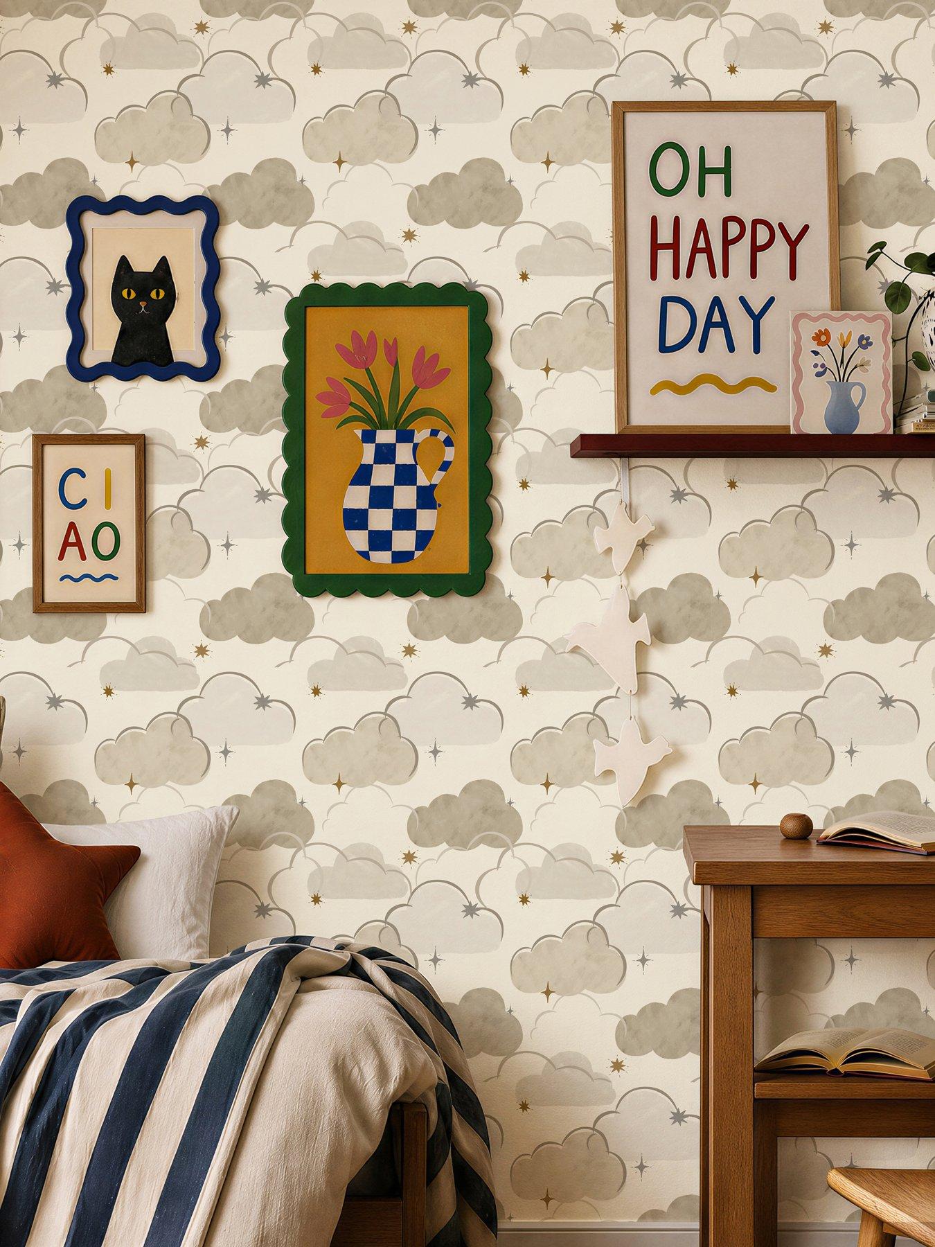 ARTHOUSE Every Cloud Beige Wallpaper