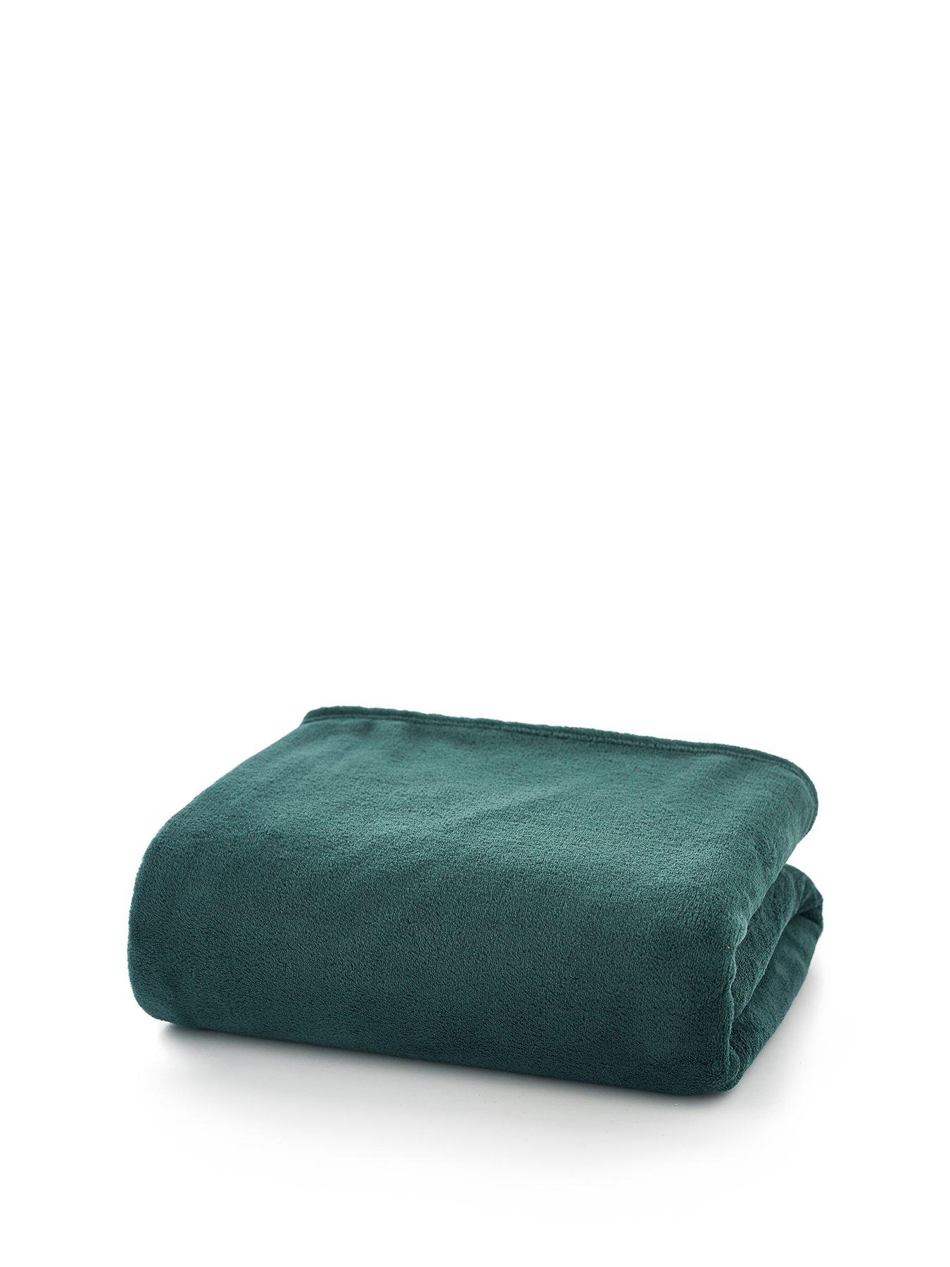 Image 2 of 2 of Deyongs Snuggle Touch Throw Extra Large 150x200cm Dark Green
