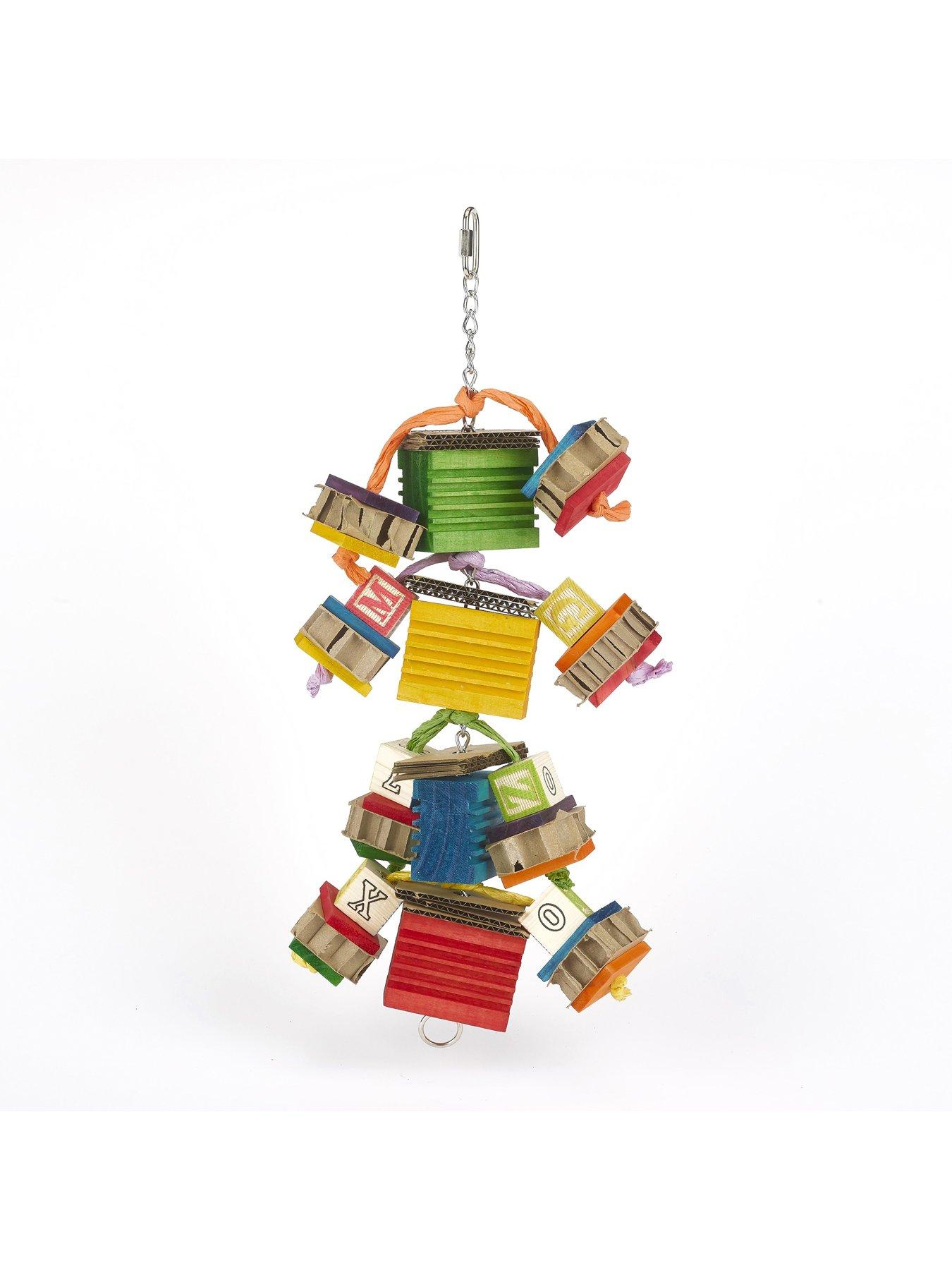 Image 1 of 6 of Rosewood BB Groovy Blocks Bird Toy