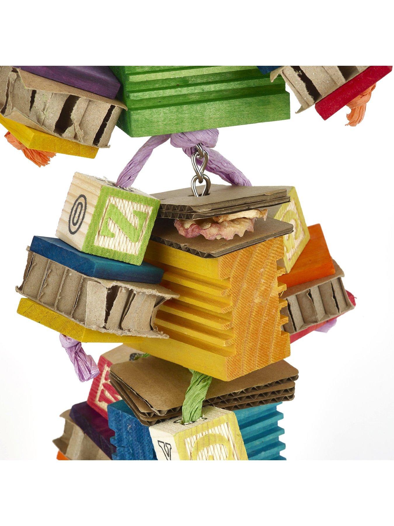 Image 6 of 6 of Rosewood BB Groovy Blocks Bird Toy