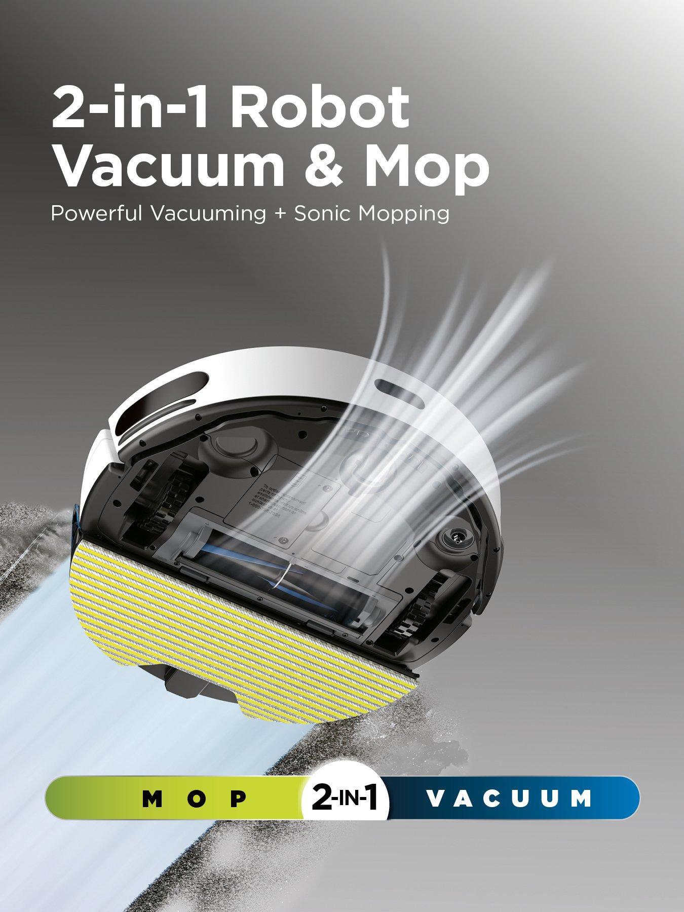 Image 3 of 7 of Shark Shark Matrix Plus 2-in-1 Robot Vacuum &amp; Mop RV2620WDUKWH - White
