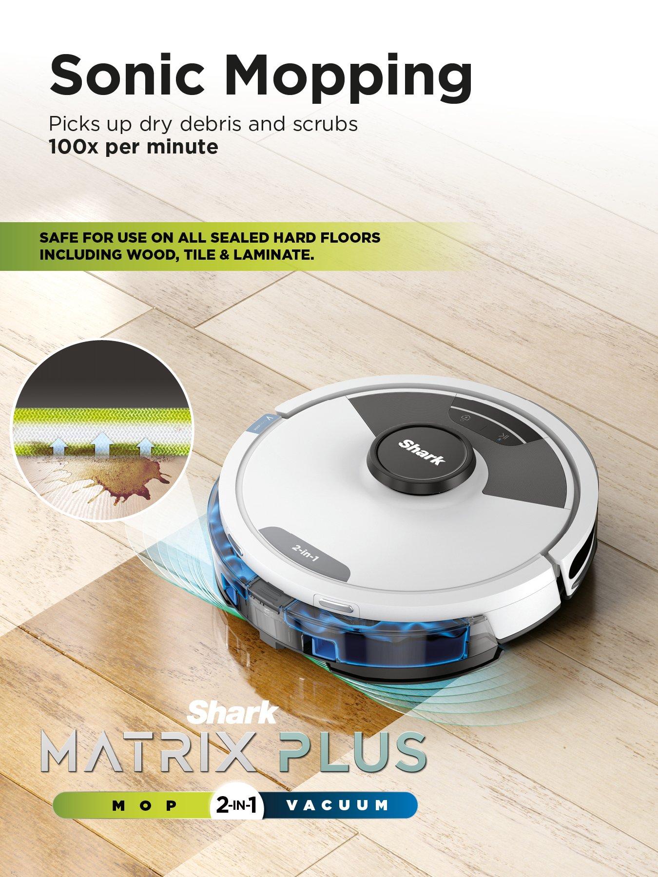 Image 4 of 7 of Shark Shark Matrix Plus 2-in-1 Robot Vacuum &amp; Mop RV2620WDUKWH - White