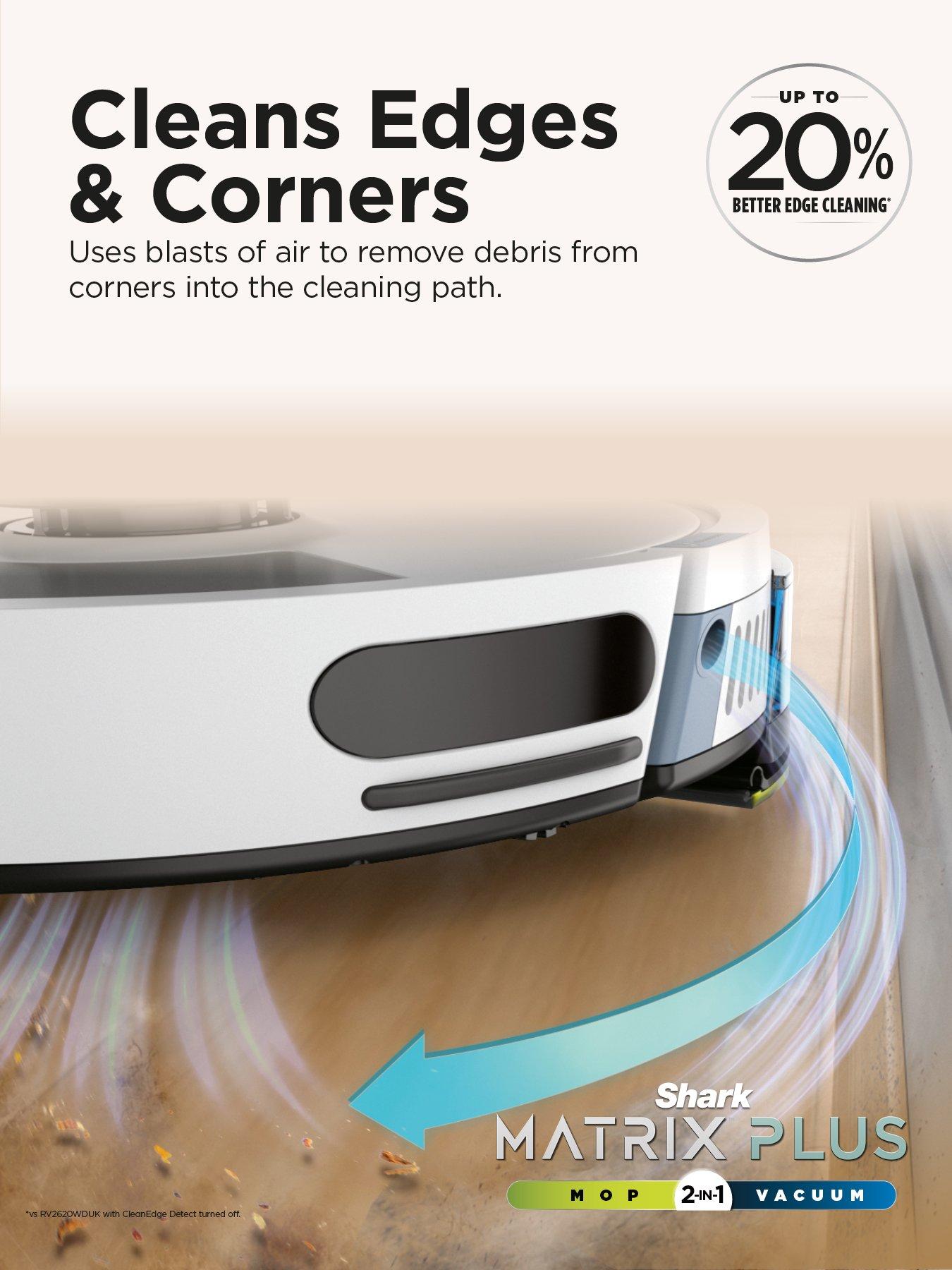 Image 6 of 7 of Shark Shark Matrix Plus 2-in-1 Robot Vacuum &amp; Mop RV2620WDUKWH - White