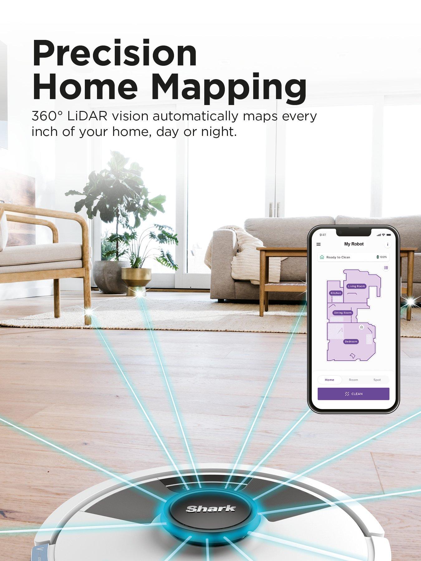 Image 7 of 7 of Shark Shark Matrix Plus 2-in-1 Robot Vacuum &amp; Mop RV2620WDUKWH - White