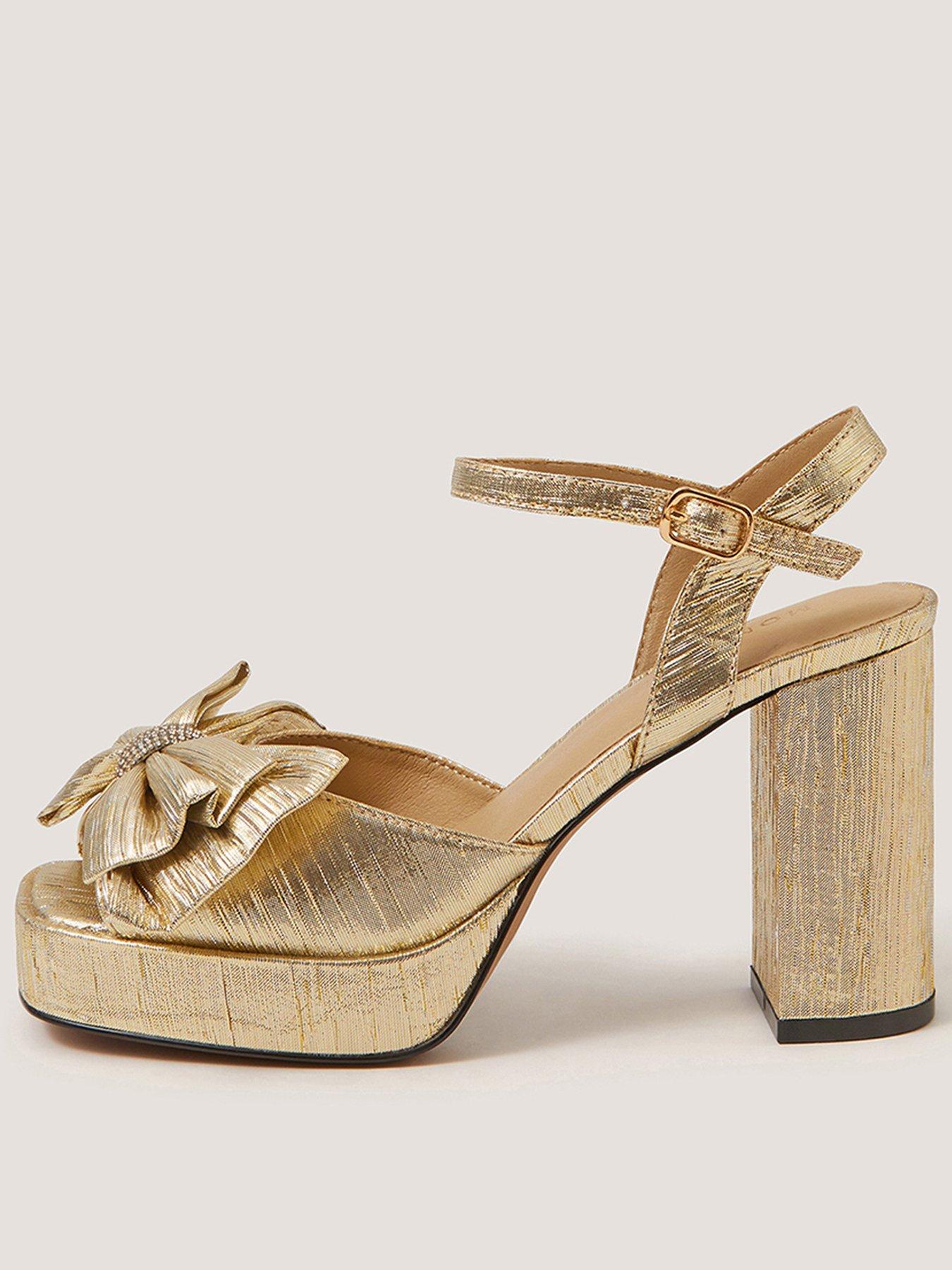 Monsoon Iona Gold Bow Platform