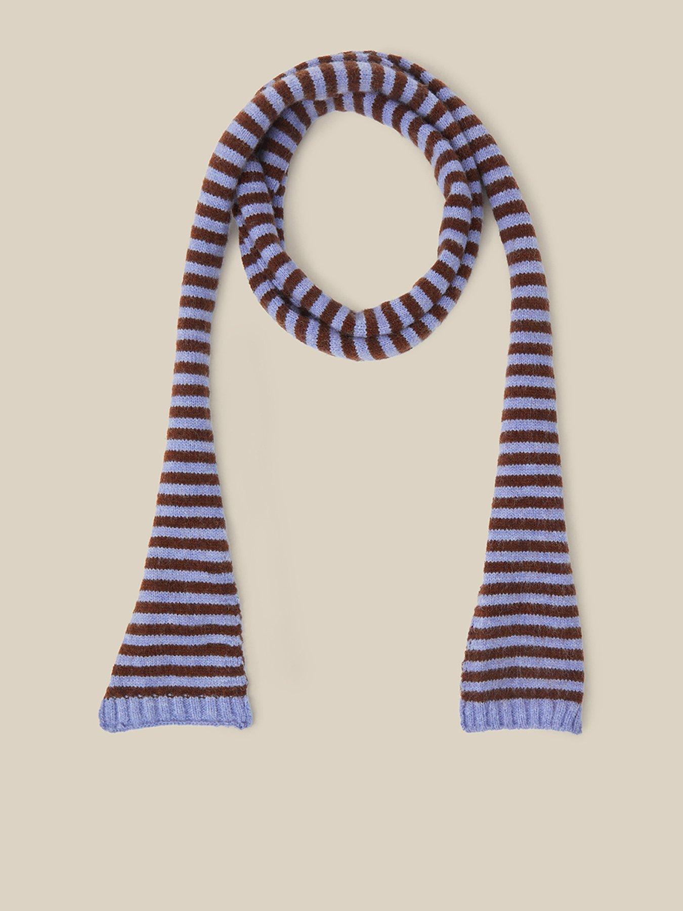 Image 1 of 2 of Monsoon Sage Stripe Scarf