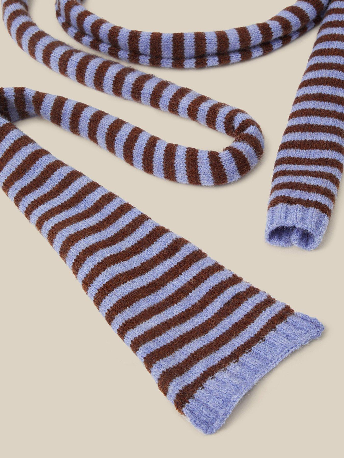 Image 2 of 2 of Monsoon Sage Stripe Scarf