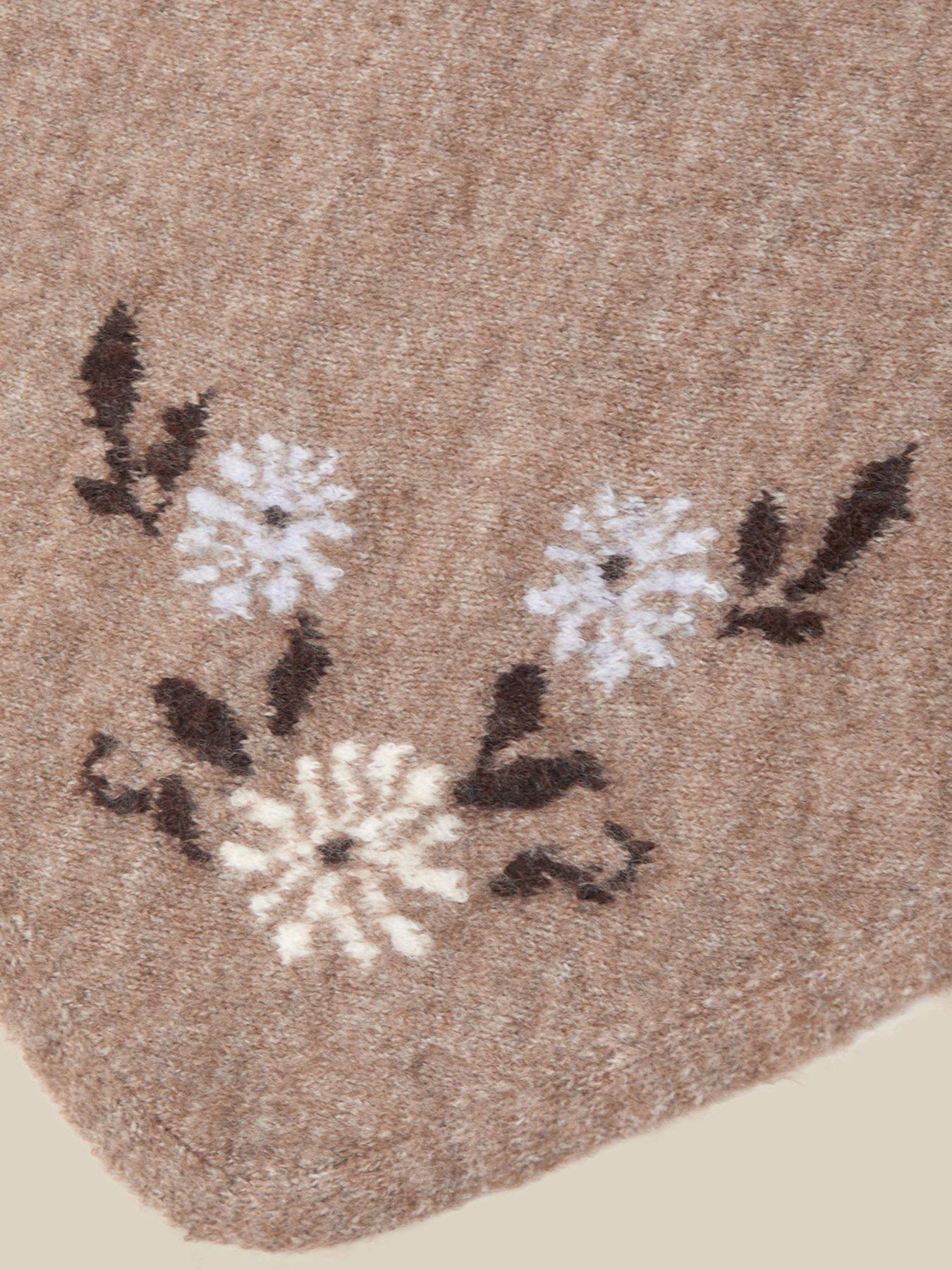 Image 3 of 3 of Monsoon Flic Floral Embroidered Triangle Scarf