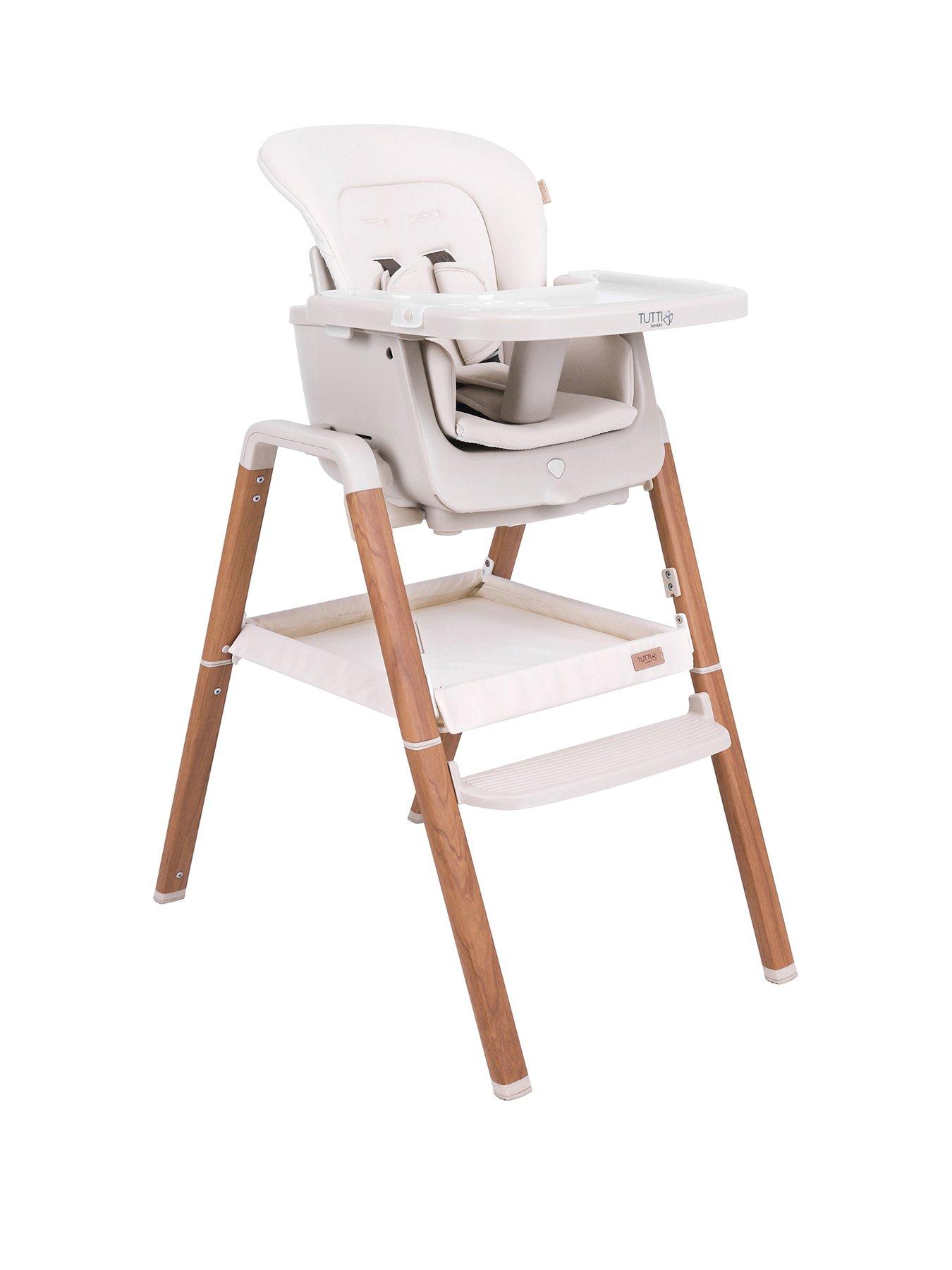Image 2 of 7 of Tutti Bambini Nova Evolutionary Highchair - Ecru/ Scandinavian Walnut