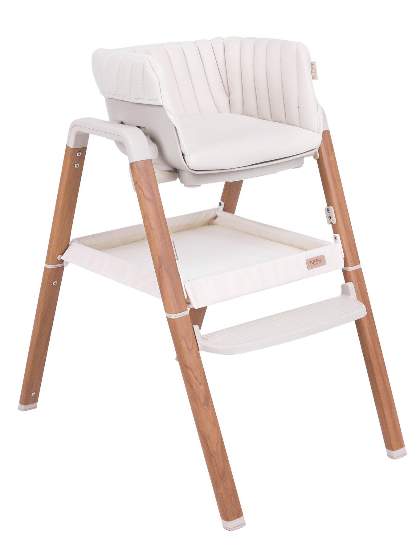 Image 3 of 7 of Tutti Bambini Nova Evolutionary Highchair - Ecru/ Scandinavian Walnut