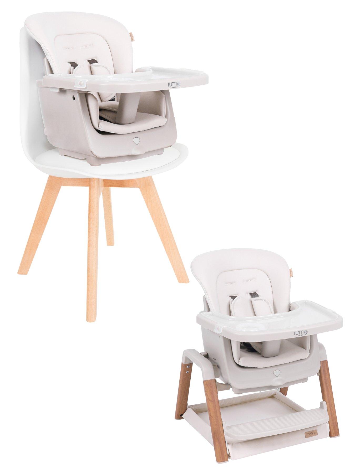 Image 4 of 7 of Tutti Bambini Nova Evolutionary Highchair - Ecru/ Scandinavian Walnut