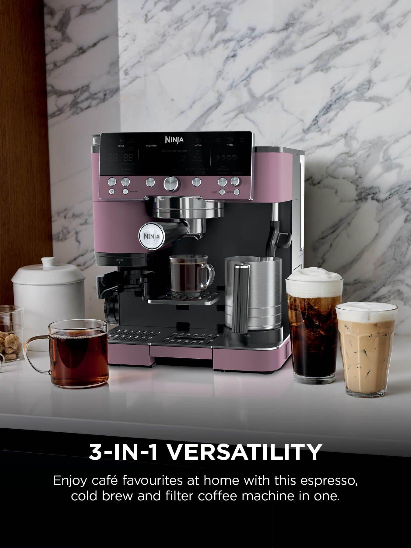 Image 3 of 8 of NINJA Ninja Luxe Cafe Premier Plus Series Espresso Machine - Raspberry Blush