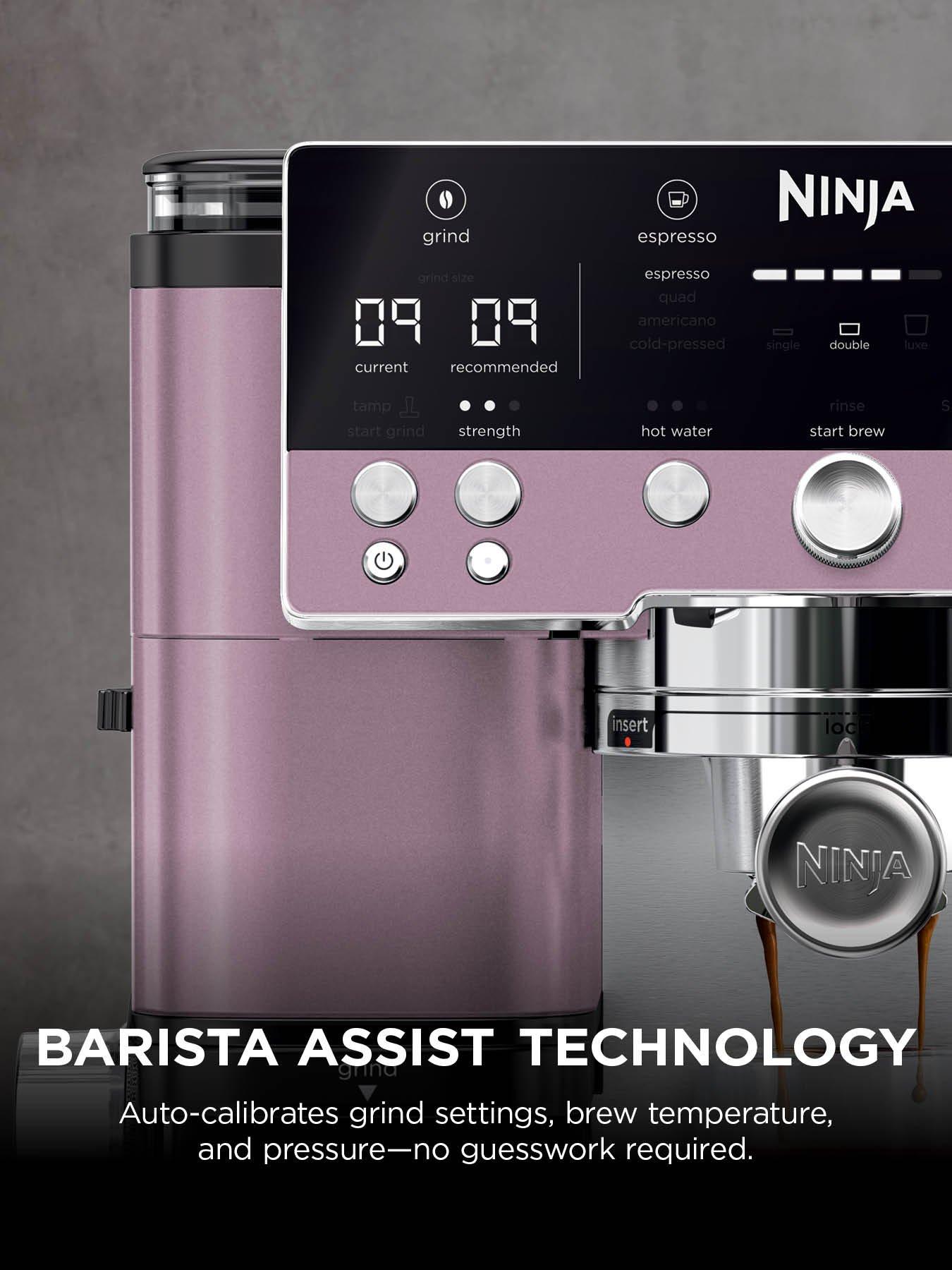 Image 5 of 8 of NINJA Ninja Luxe Cafe Premier Plus Series Espresso Machine - Raspberry Blush