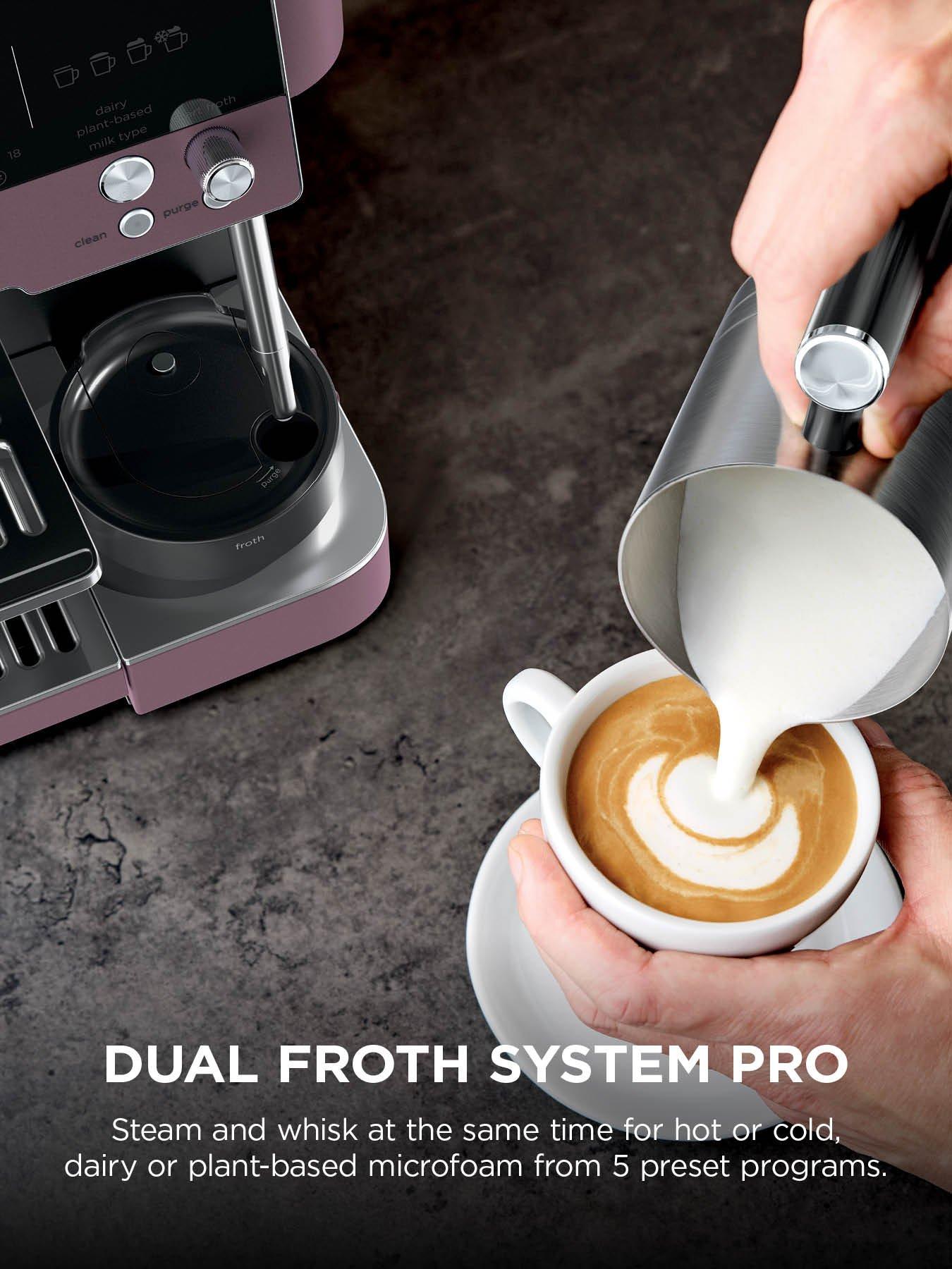 Image 6 of 8 of NINJA Ninja Luxe Cafe Premier Plus Series Espresso Machine - Raspberry Blush