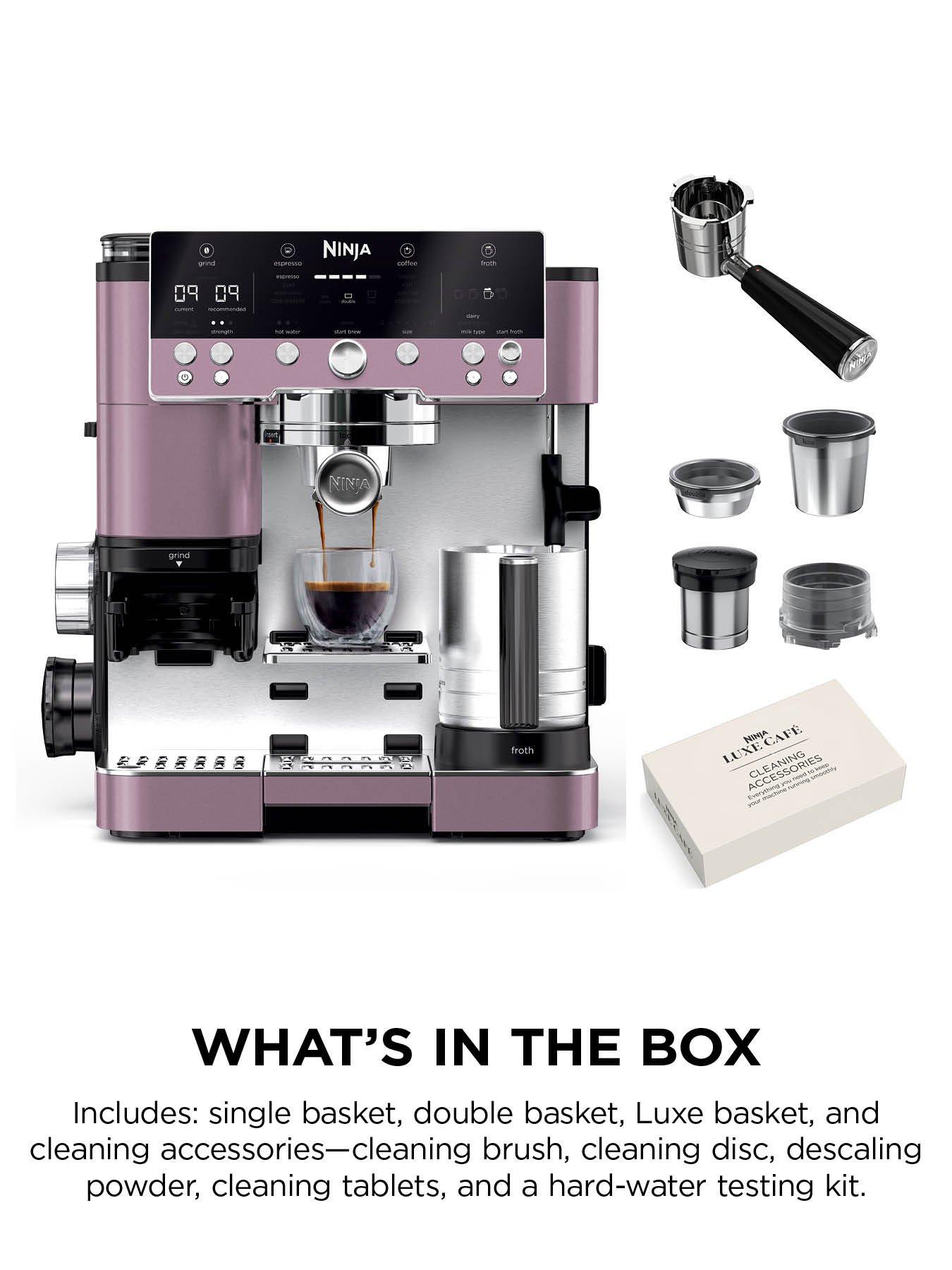Image 7 of 8 of NINJA Ninja Luxe Cafe Premier Plus Series Espresso Machine - Raspberry Blush