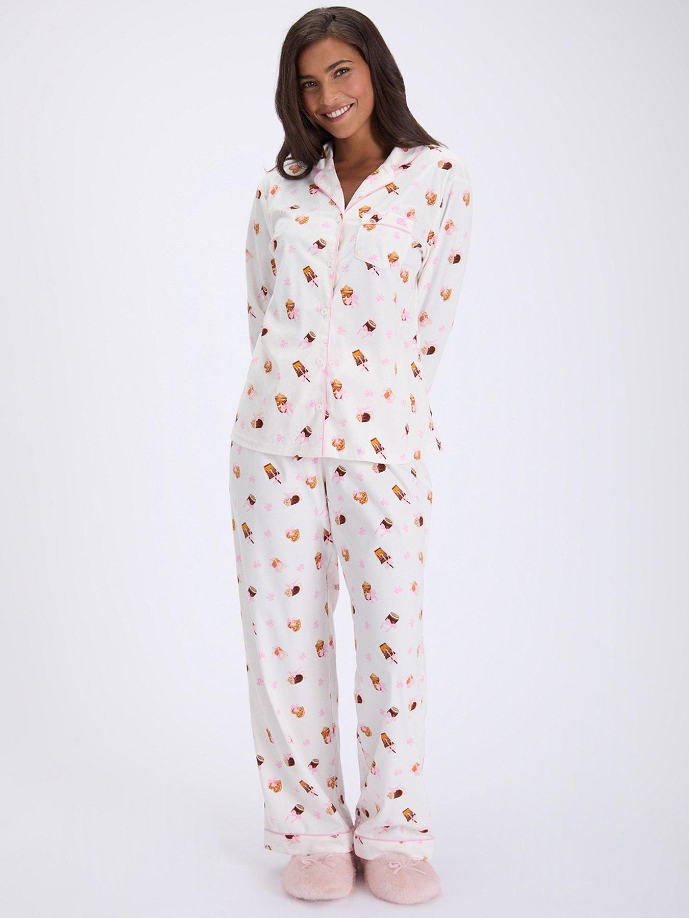 Boux Avenue Boux Avenue Coffee Bar Pj In A Bag - Ivory Mix