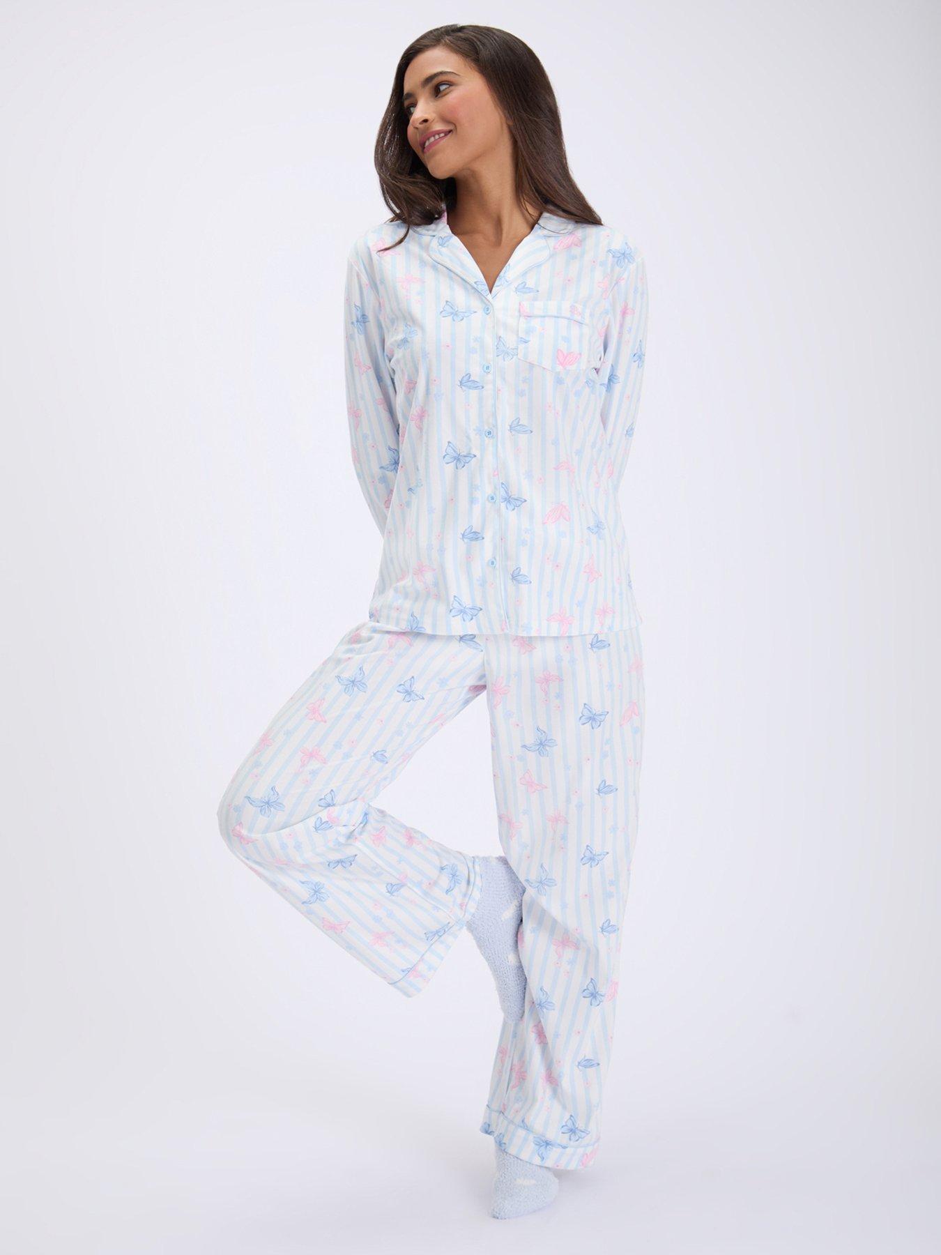 Boux Avenue Boux Avenue Wild Butterfly Pj In A Bag - Blue Mix