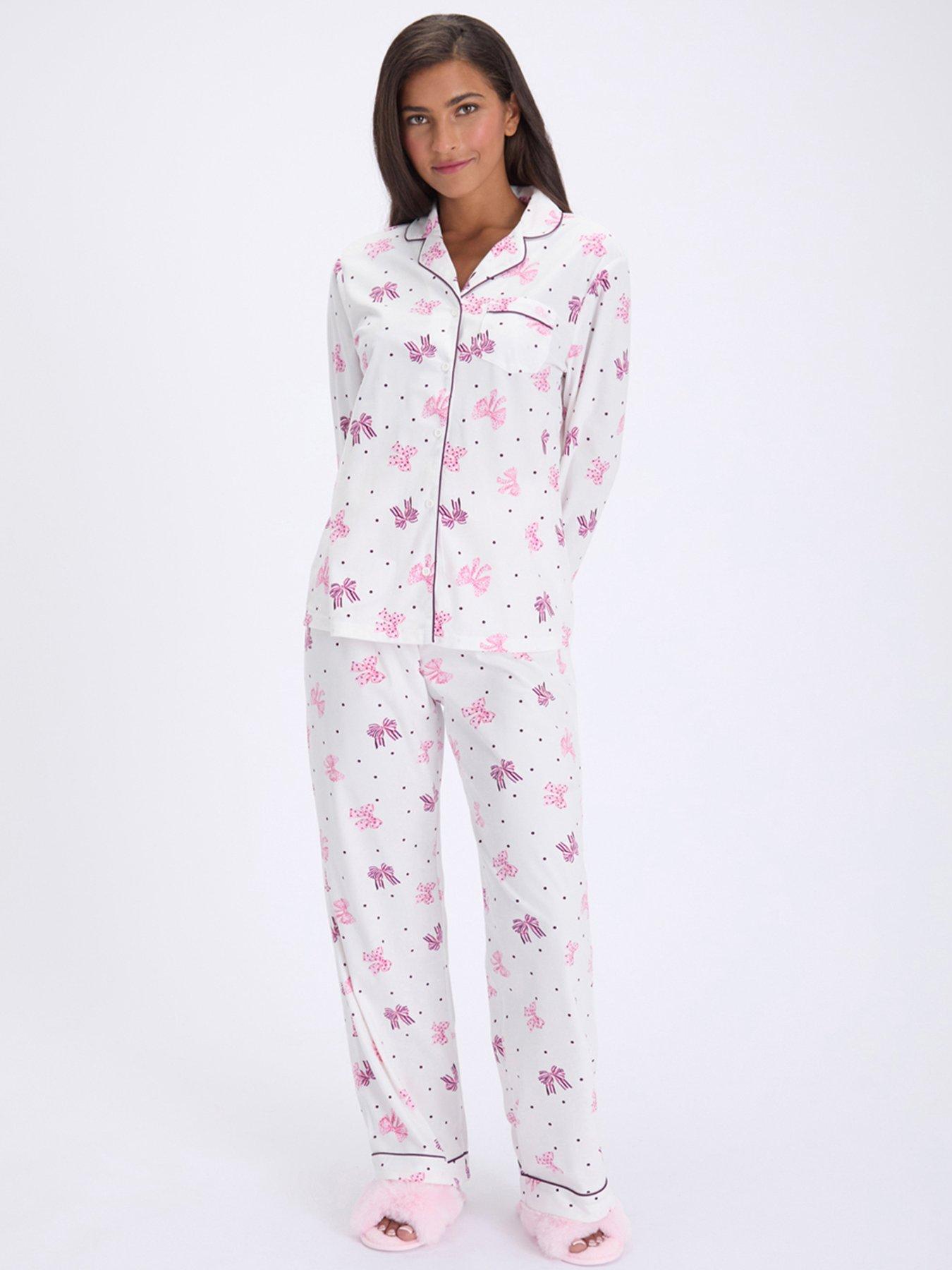 Boux Avenue Boux Avenue Multi Bow Pjs In A Bag - Ivory Mix
