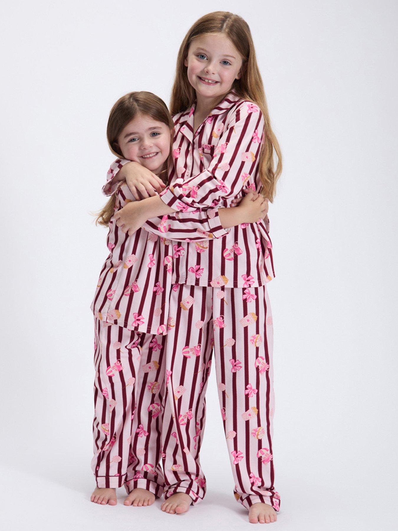 Boux Avenue Boux Avenue Kids-popcorn Club Pj In A Bag - Burgundy