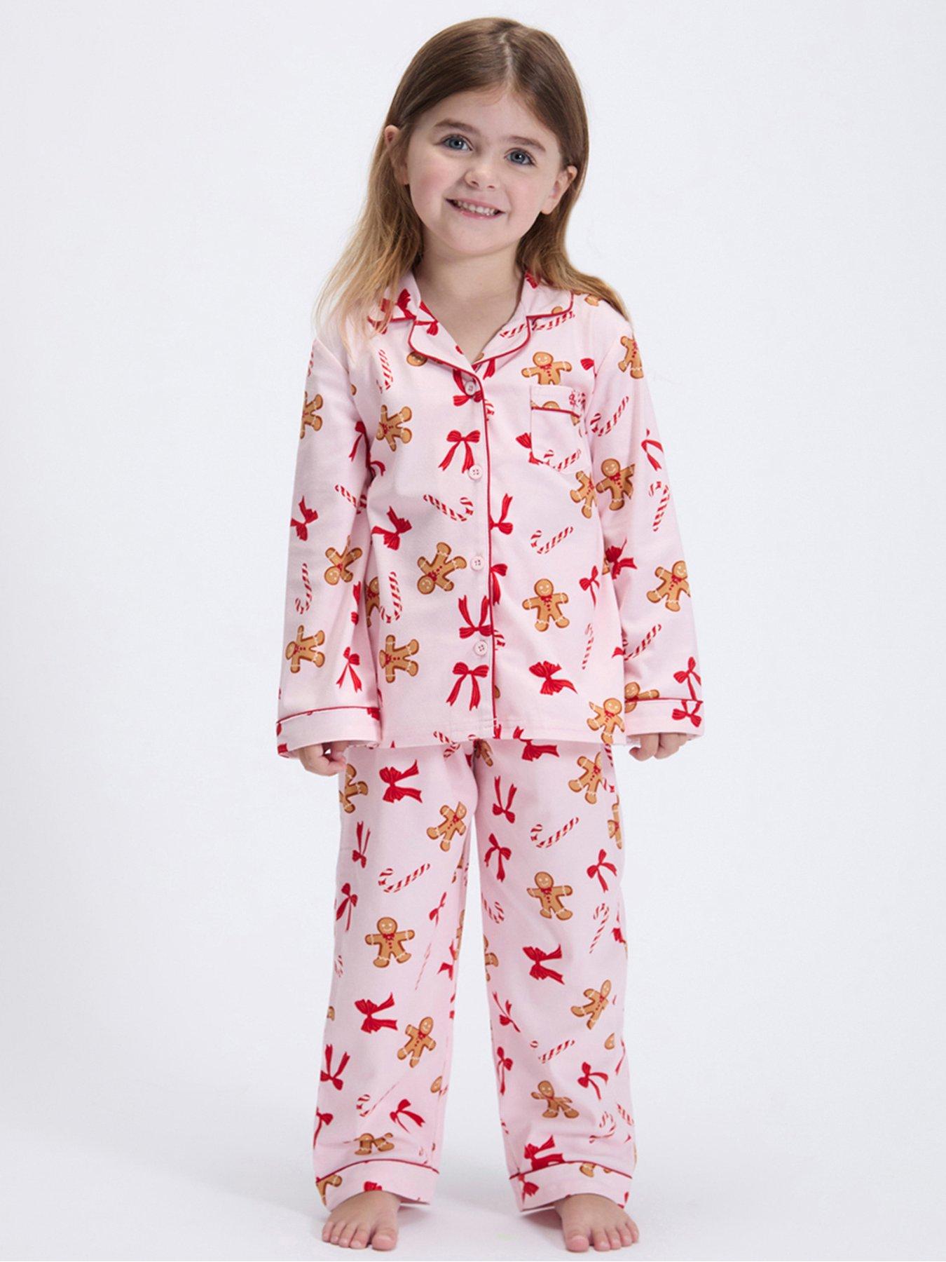 Boux Avenue Boux Avenue Kids-gingerbread Pj In A Bag - Pink Mix