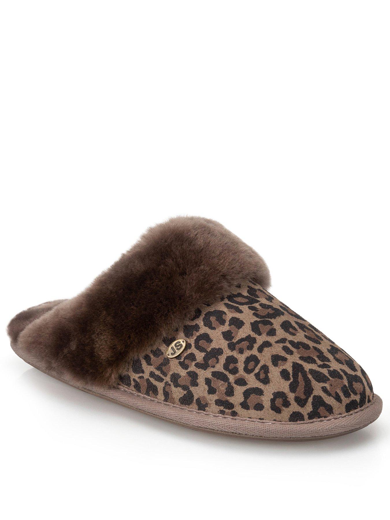 Image 2 of 5 of Just Sheepskin Just Sheepskin Womens Duchess Mule Slippers - Animal
