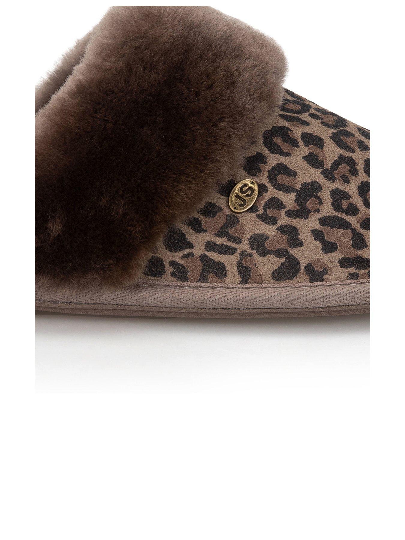 Image 3 of 5 of Just Sheepskin Just Sheepskin Womens Duchess Mule Slippers - Animal