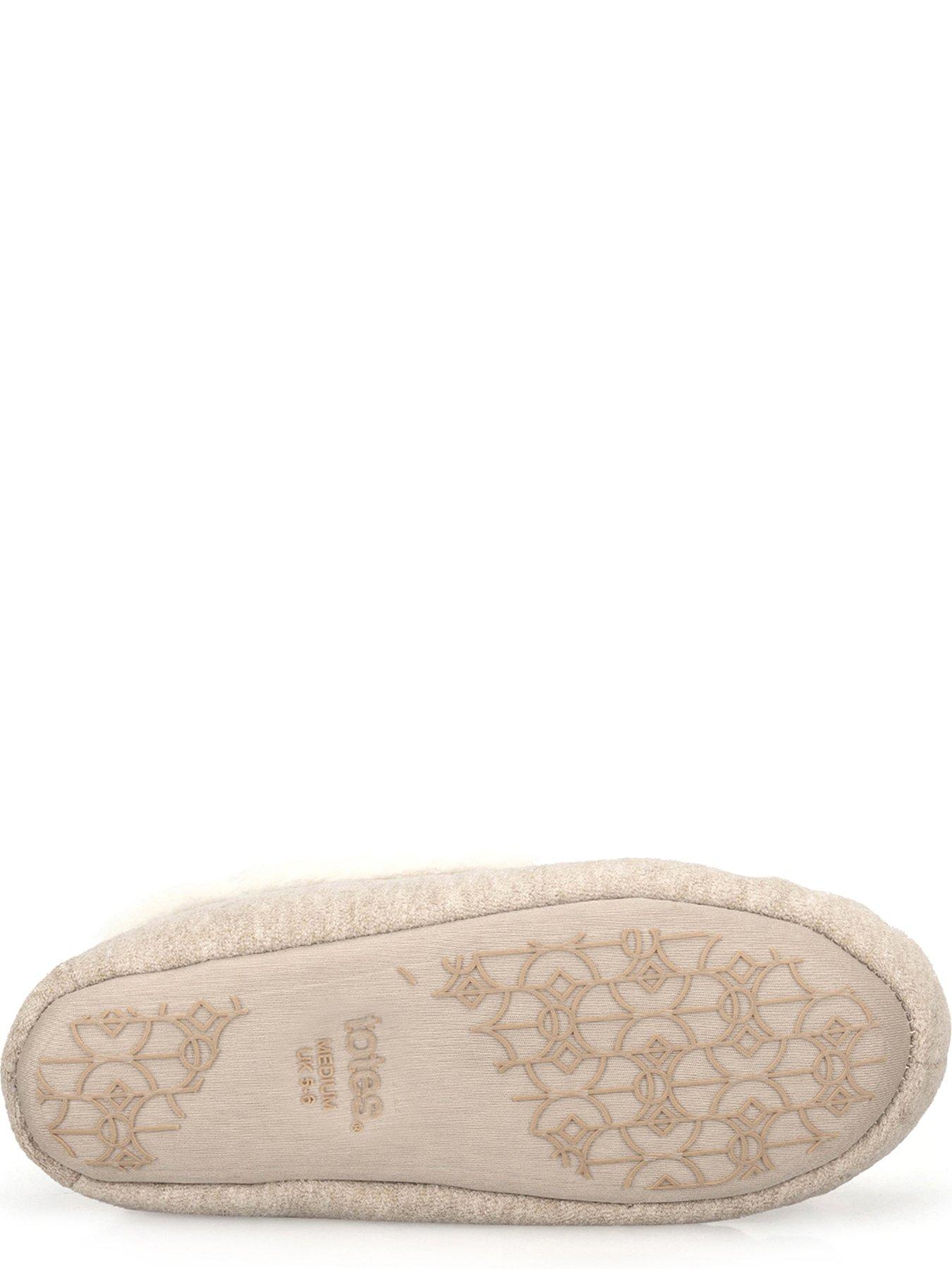 Image 3 of 5 of TOTES Totes Velour Moccasin Slippers - Taupe