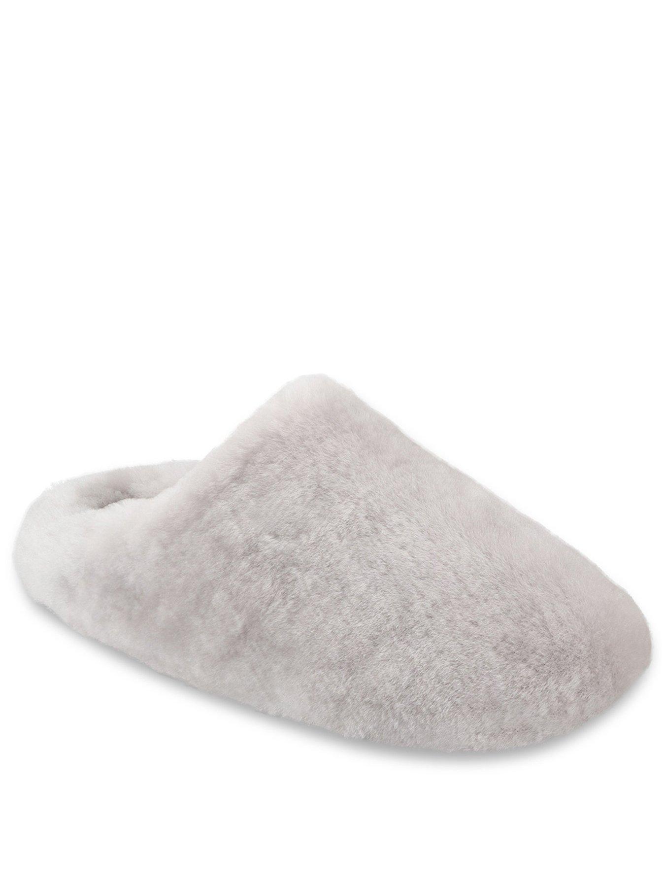 Image 2 of 5 of Just Sheepskin Just Sheepskin Womens Louise Full Sheepskin Mule Slippers - Dove