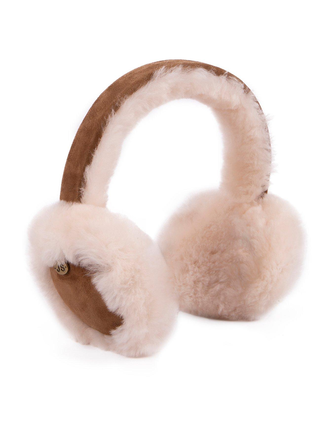 Image 1 of 3 of Just Sheepskin Just Sheepskin Womens Harper Earmuffs - Chestnut