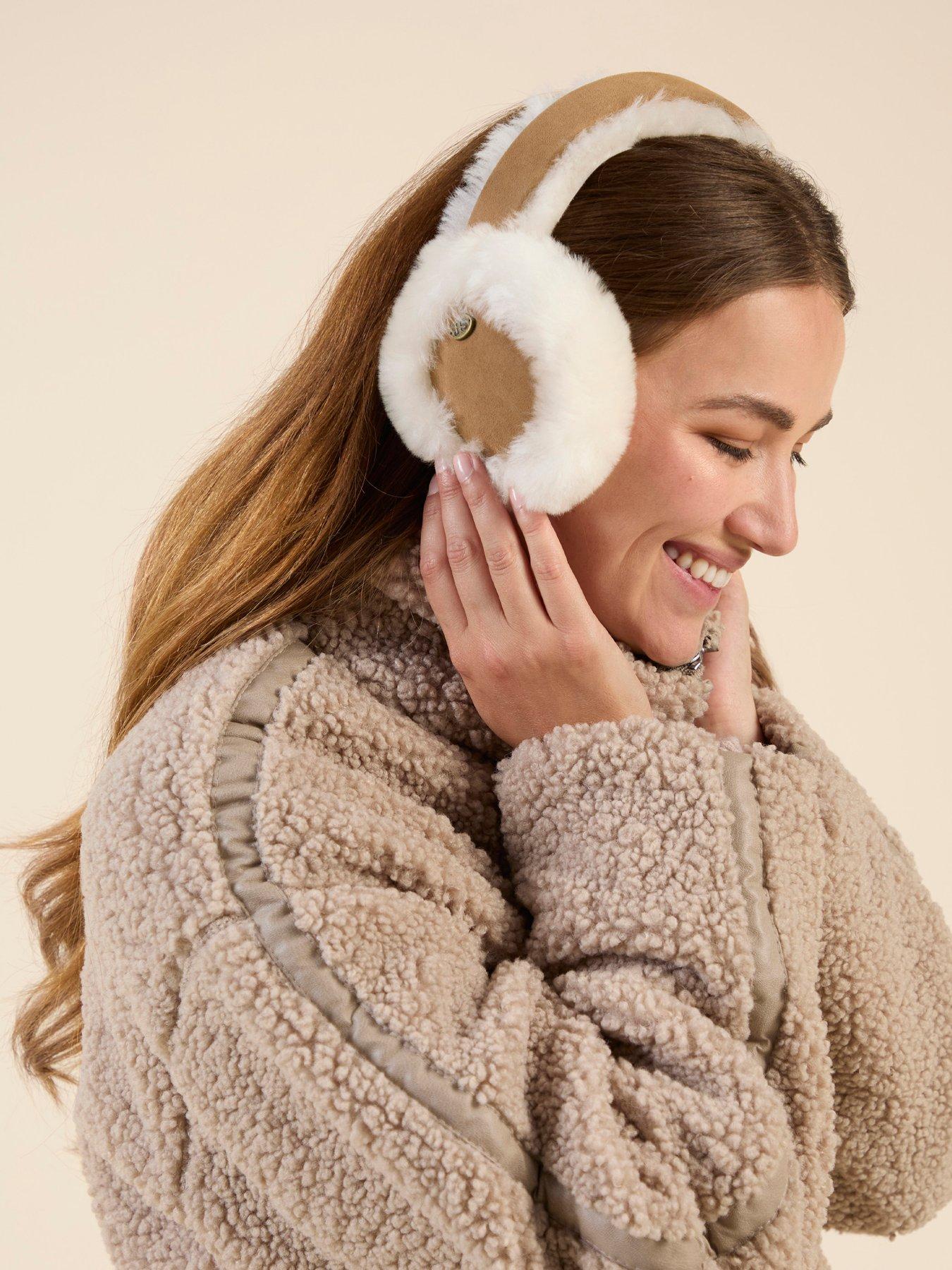 Image 2 of 3 of Just Sheepskin Just Sheepskin Womens Harper Earmuffs - Chestnut