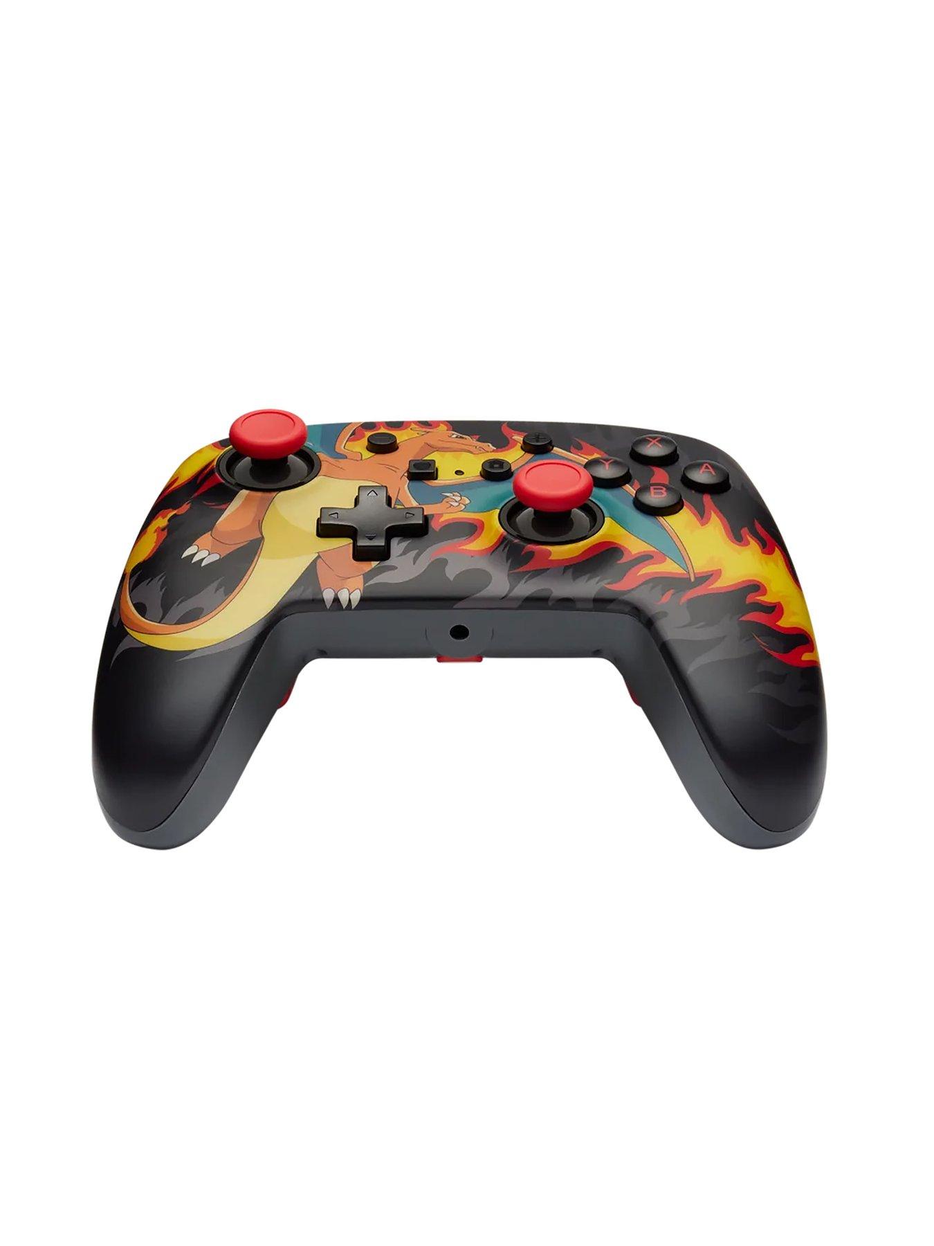 Image 3 of 7 of PowerA Enhanced Wired Controller for Nintendo Switch - Charizard Firestorm