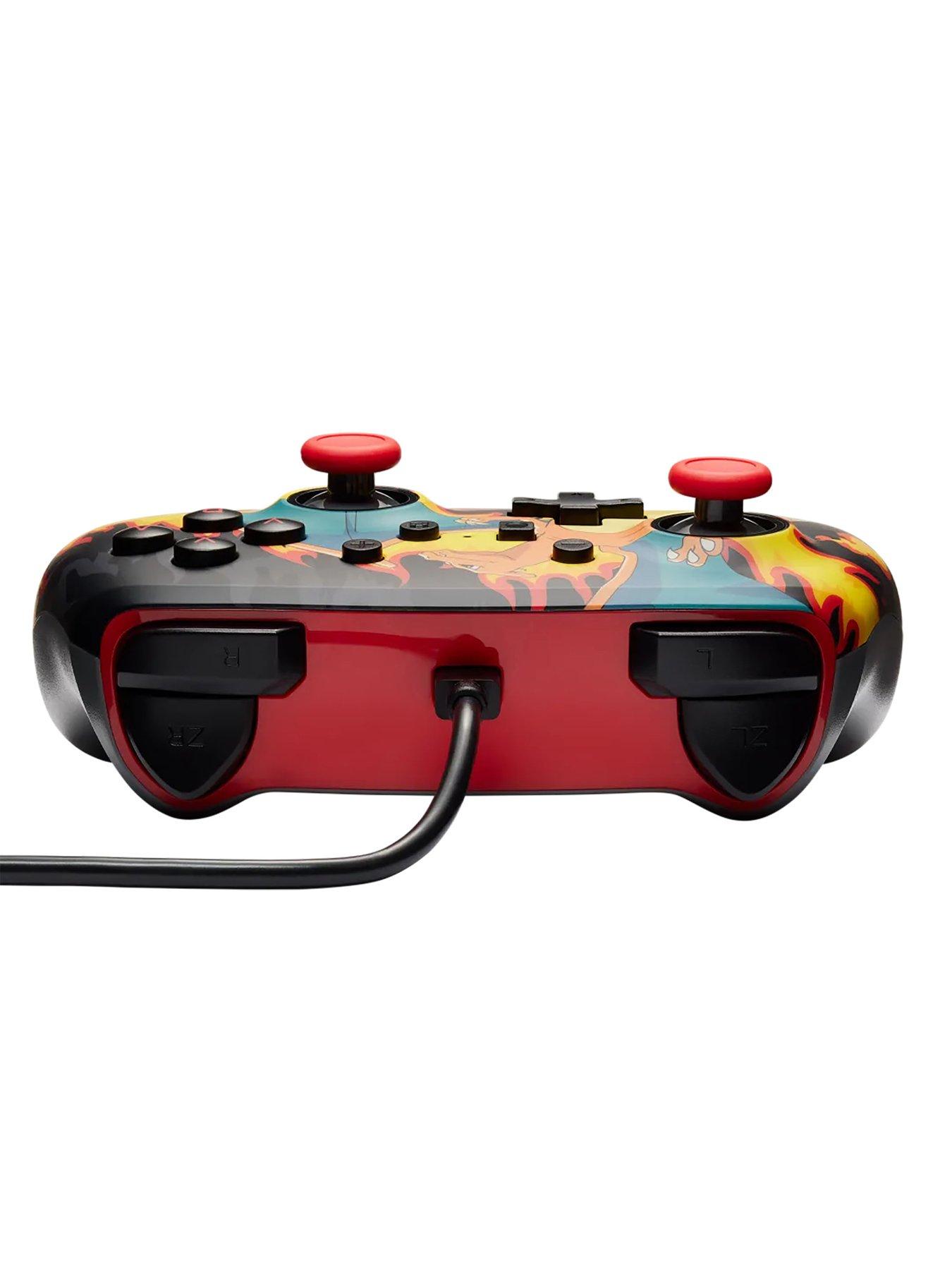 Image 4 of 7 of PowerA Enhanced Wired Controller for Nintendo Switch - Charizard Firestorm