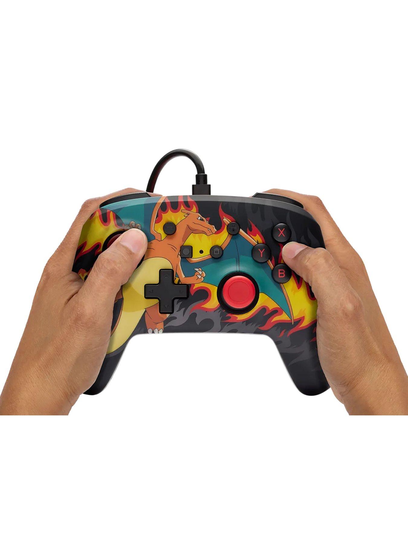 Image 5 of 7 of PowerA Enhanced Wired Controller for Nintendo Switch - Charizard Firestorm