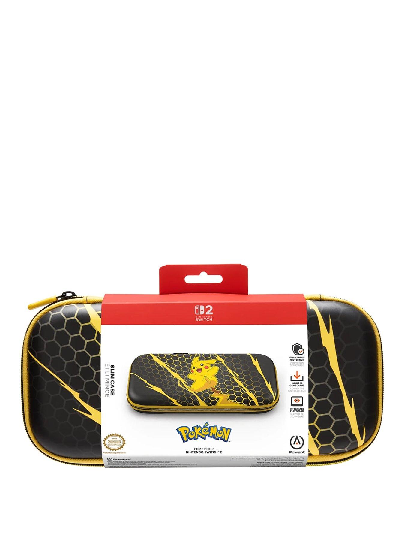 Image 1 of 7 of PowerA Slim Case for Nintendo Switch 2.0 - Pikachu Storm