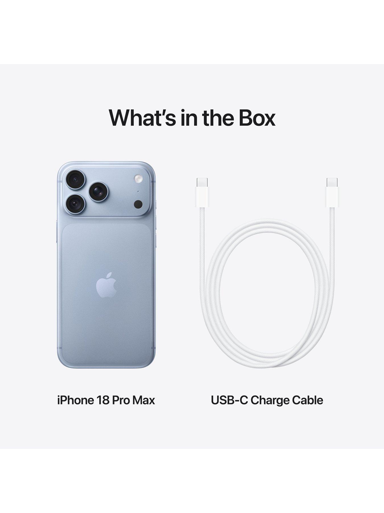 Image 7 of 8 of Apple iPhone 18 Pro Max, 256GB -&nbsp;Glacier