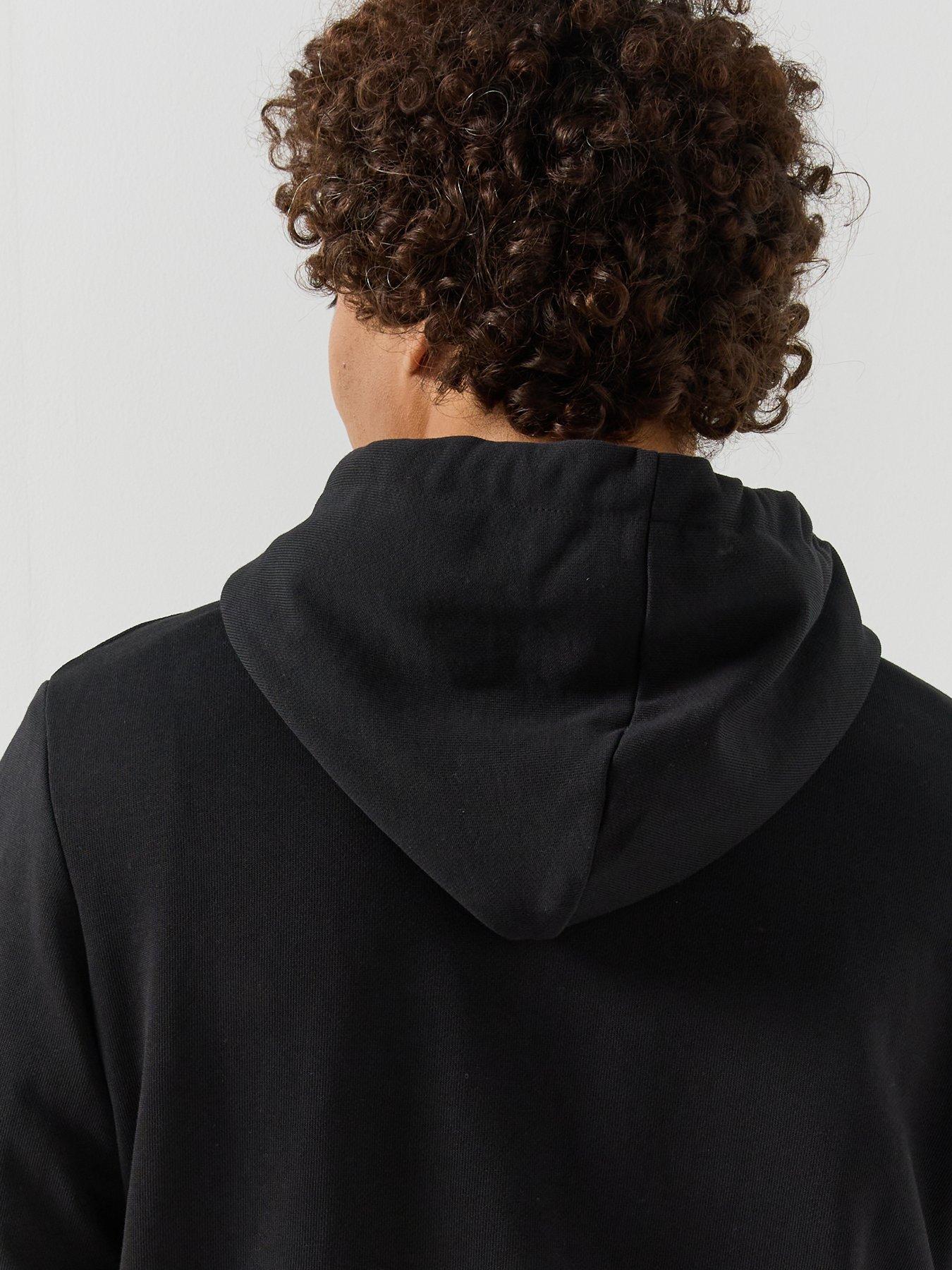 Image 5 of 5 of Jack & Jones Mens Archive Graphic Hoodie - Black