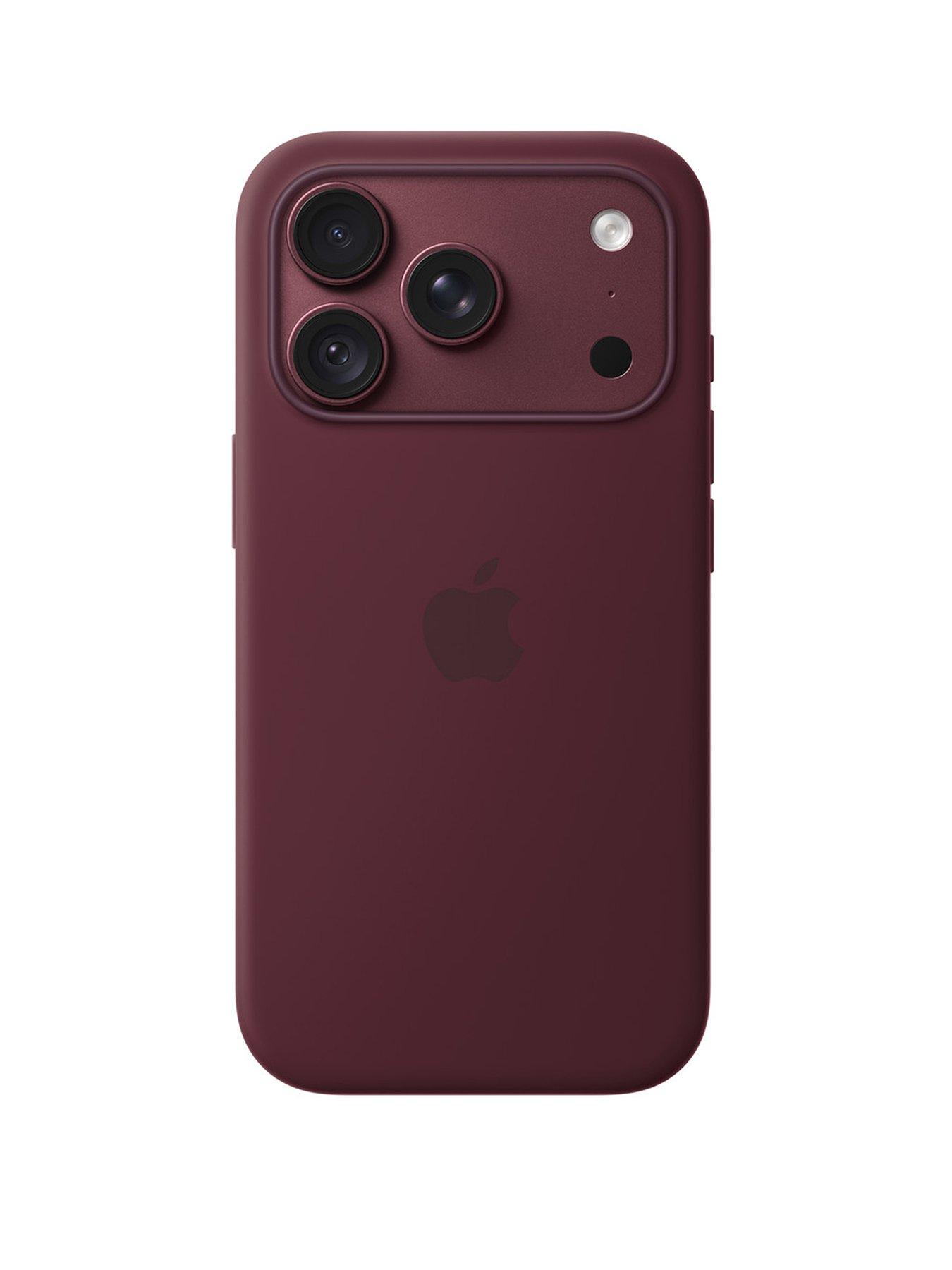 Image 1 of 2 of Apple iPhone&nbsp;18&nbsp;Pro Silicone Case with MagSafe - Burgundy