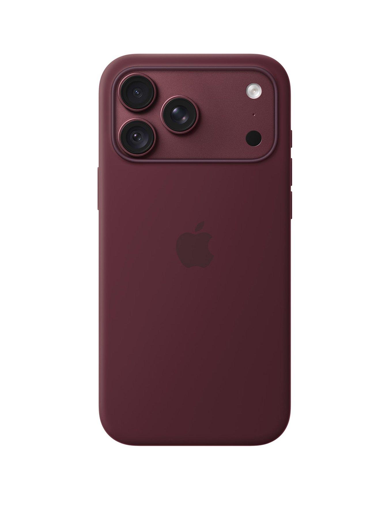 Image 1 of 2 of Apple iPhone&nbsp;18 Pro&nbsp;Max Silicone Case with MagSafe - Burgundy
