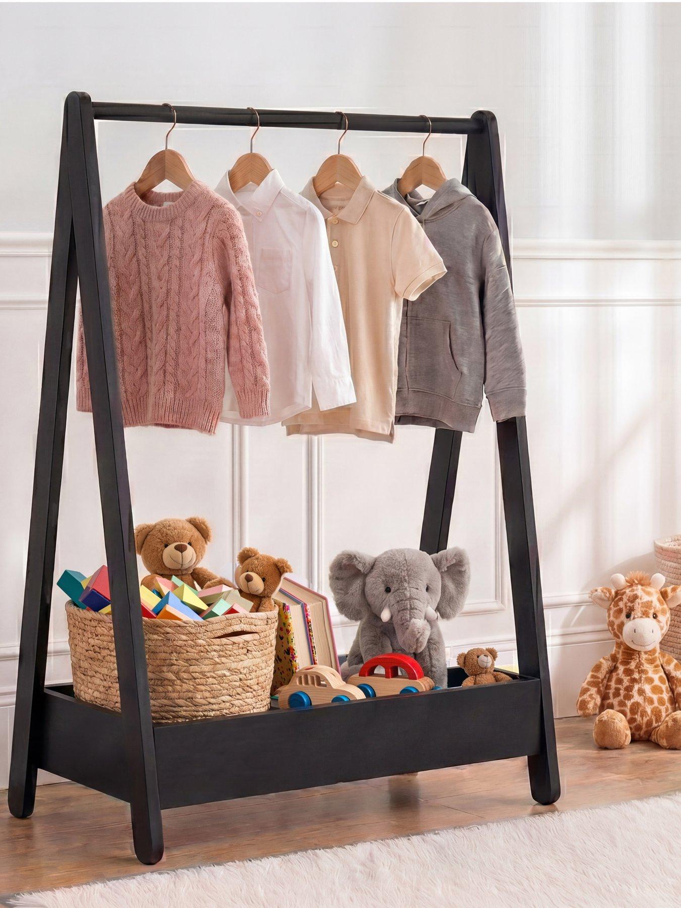 Vida Designs Junior Vida Kids Clothes Rack, Black
