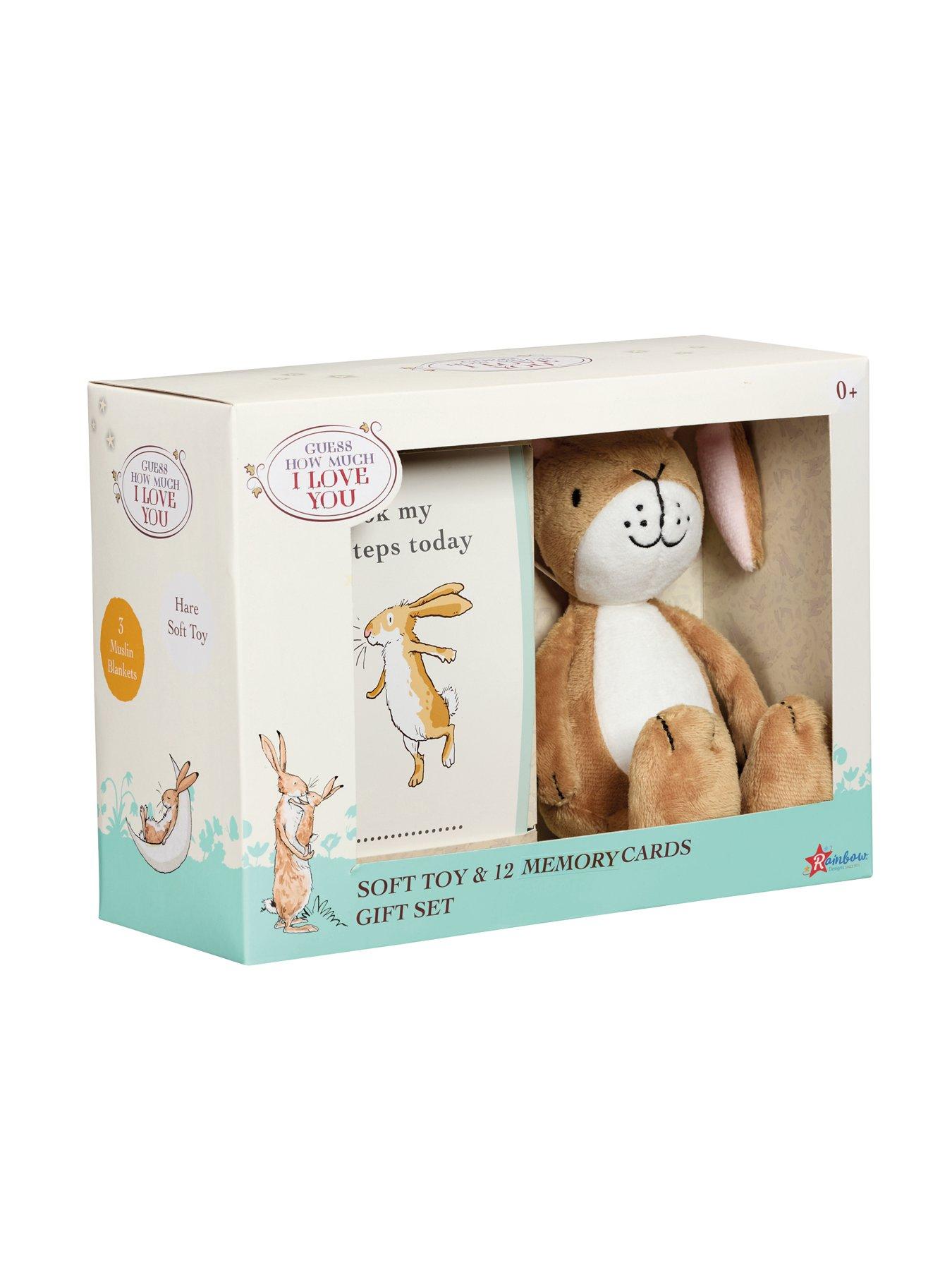 Image 2 of 4 of Guess How Much I Love You Soft toy with milestone cards