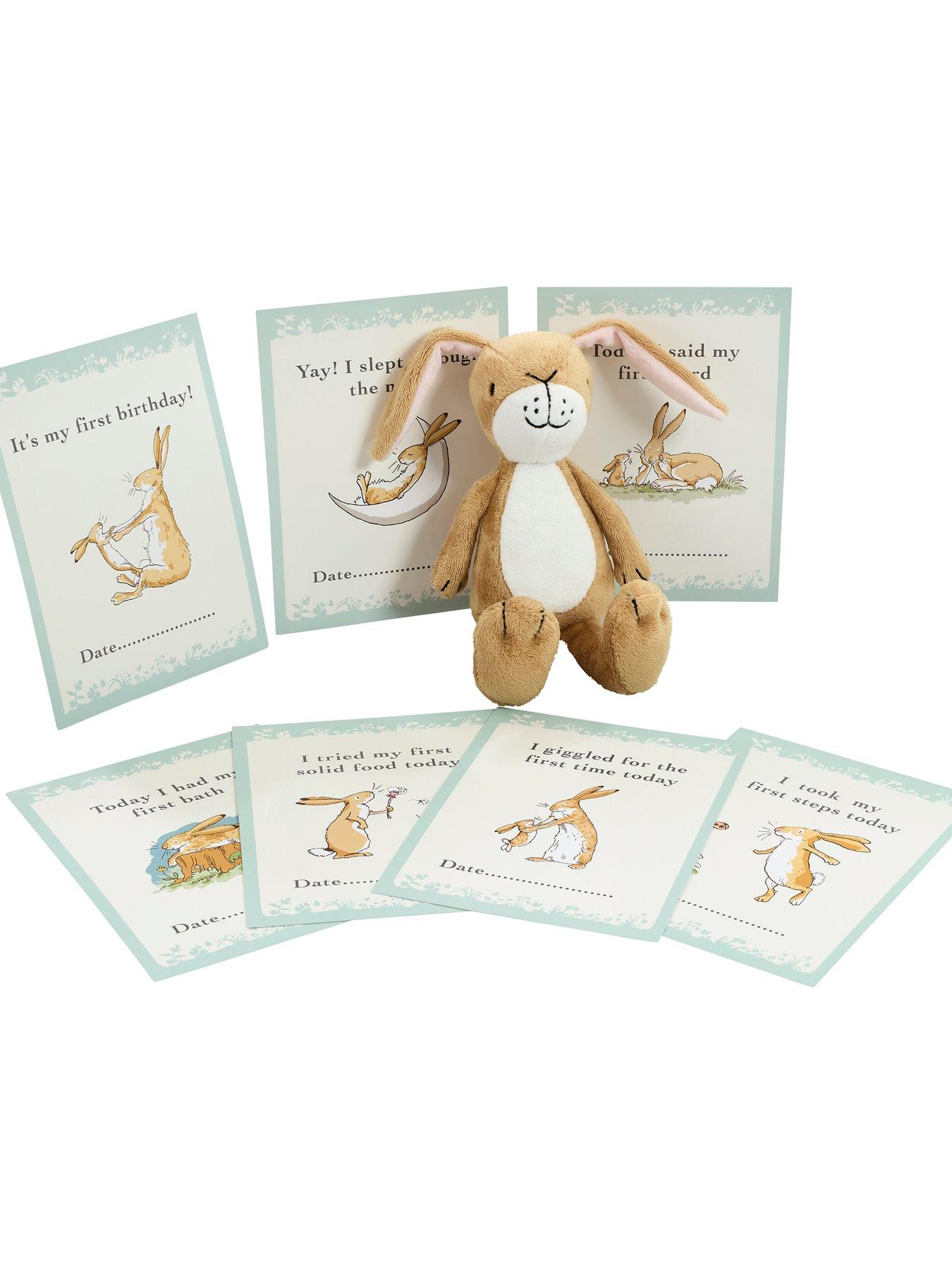 Image 3 of 4 of Guess How Much I Love You Soft toy with milestone cards