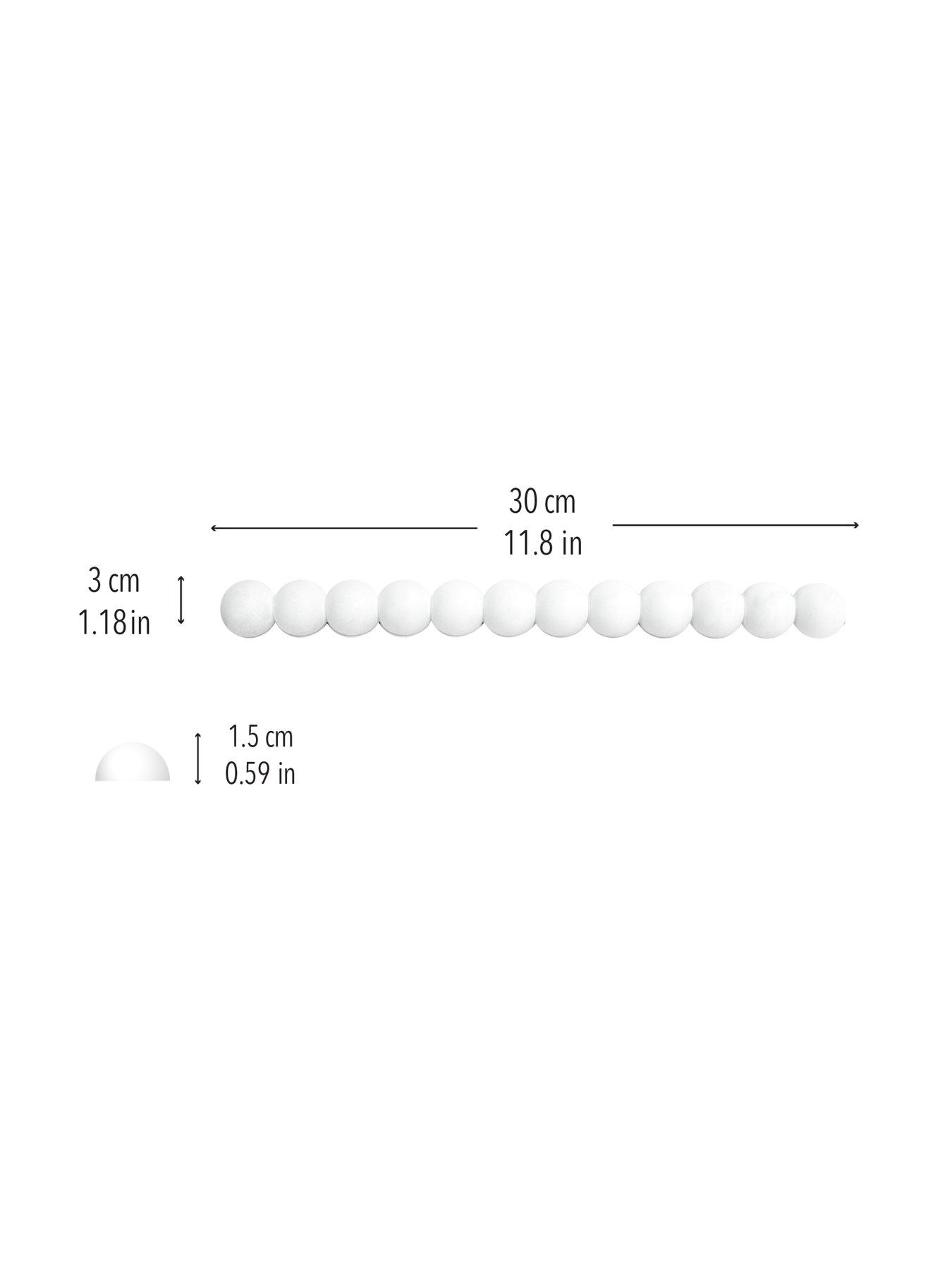 Image 7 of 8 of Wallpops Large Bobbin Paintable Moulding Trim