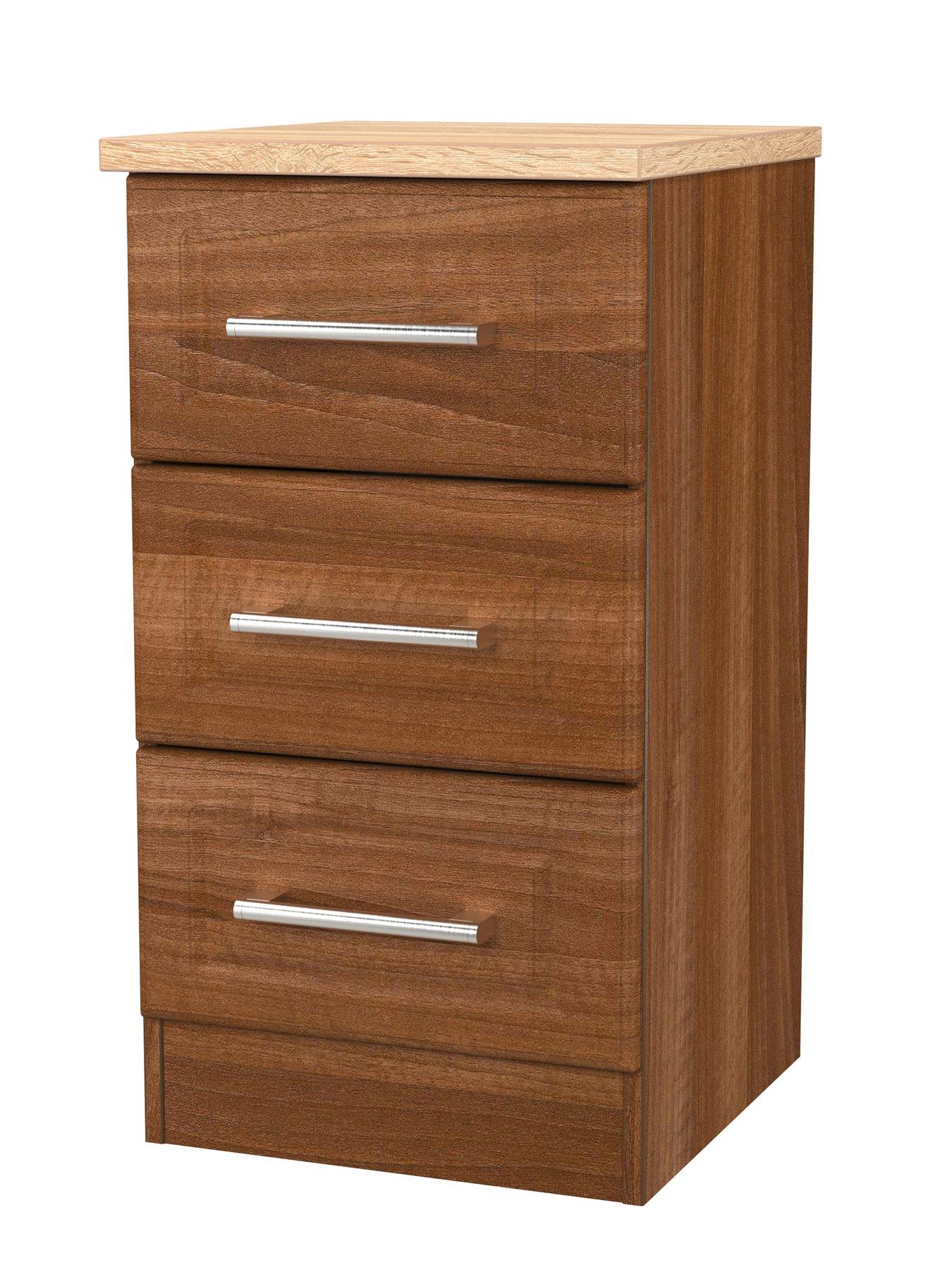 Image 3 of 7 of SWIFT Regent 3 Drawer Bedside Cabinet
